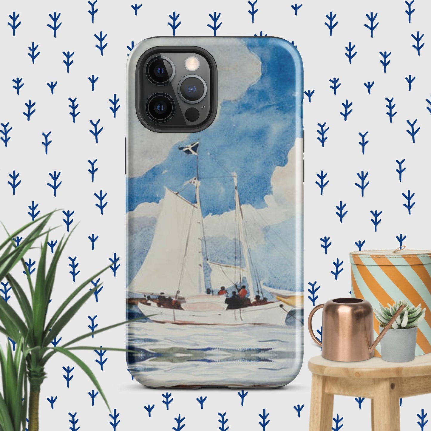 The Hologram Hook Up Glossy / iPhone 12 Pro Max Winslow's Schooner Tough Case for iPhone®