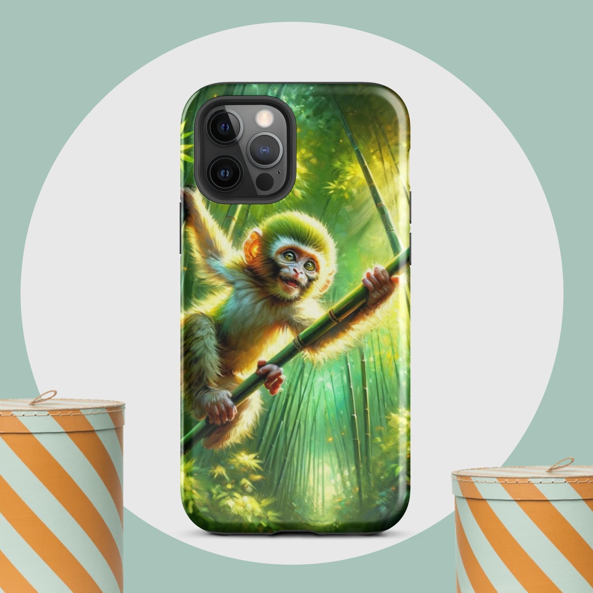 The Hologram Hook Up Glossy / iPhone 12 Pro Monkey Tough Case for iPhone®