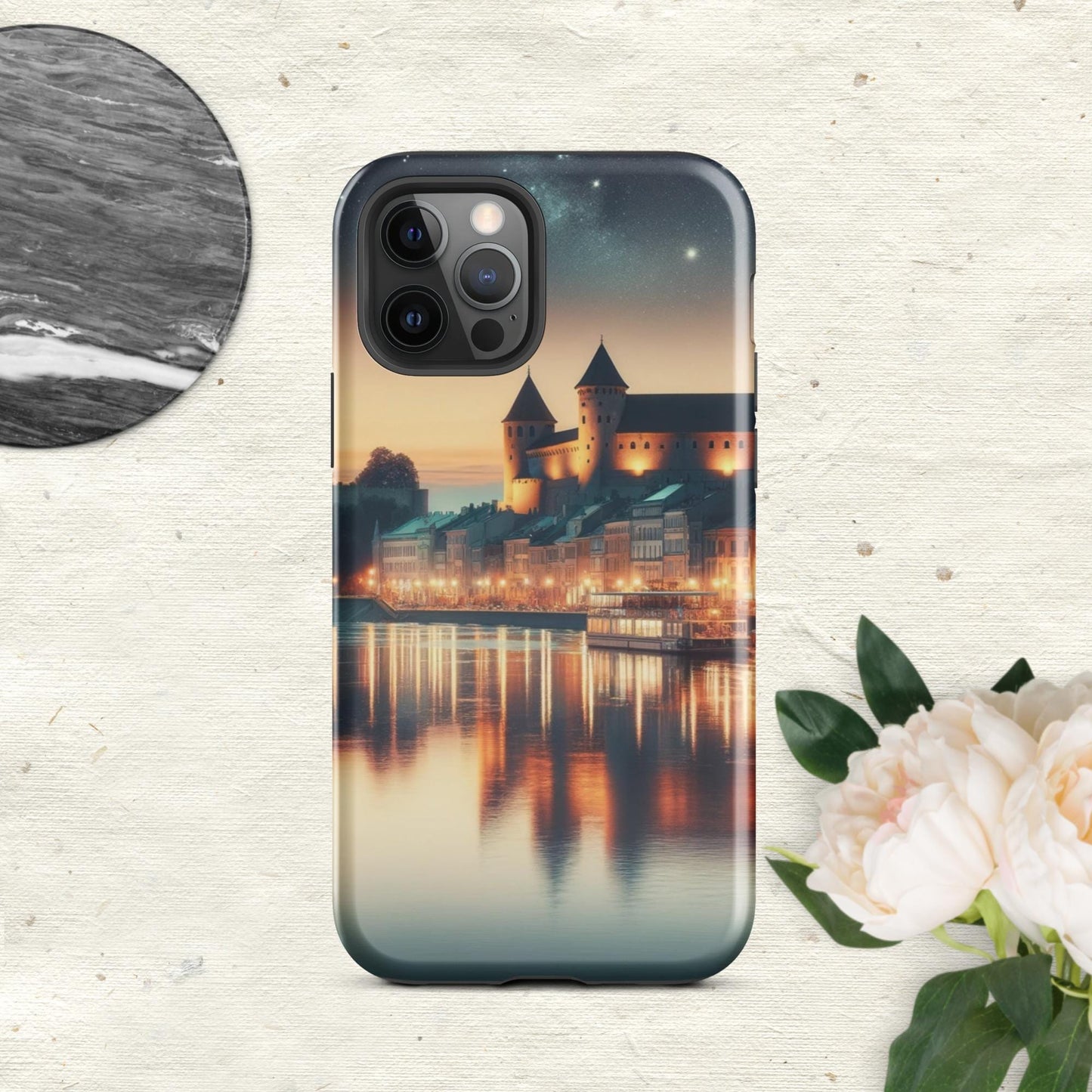 The Hologram Hook Up Glossy / iPhone 12 Pro Peace River Tough Case for iPhone®
