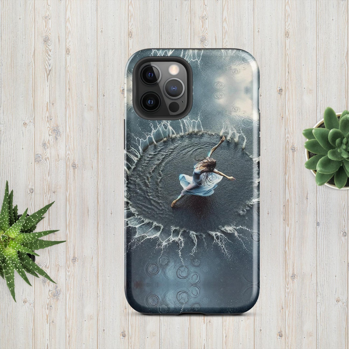 The Hologram Hook Up Glossy / iPhone 12 Pro Puddle Dance Tough Case for iPhone®