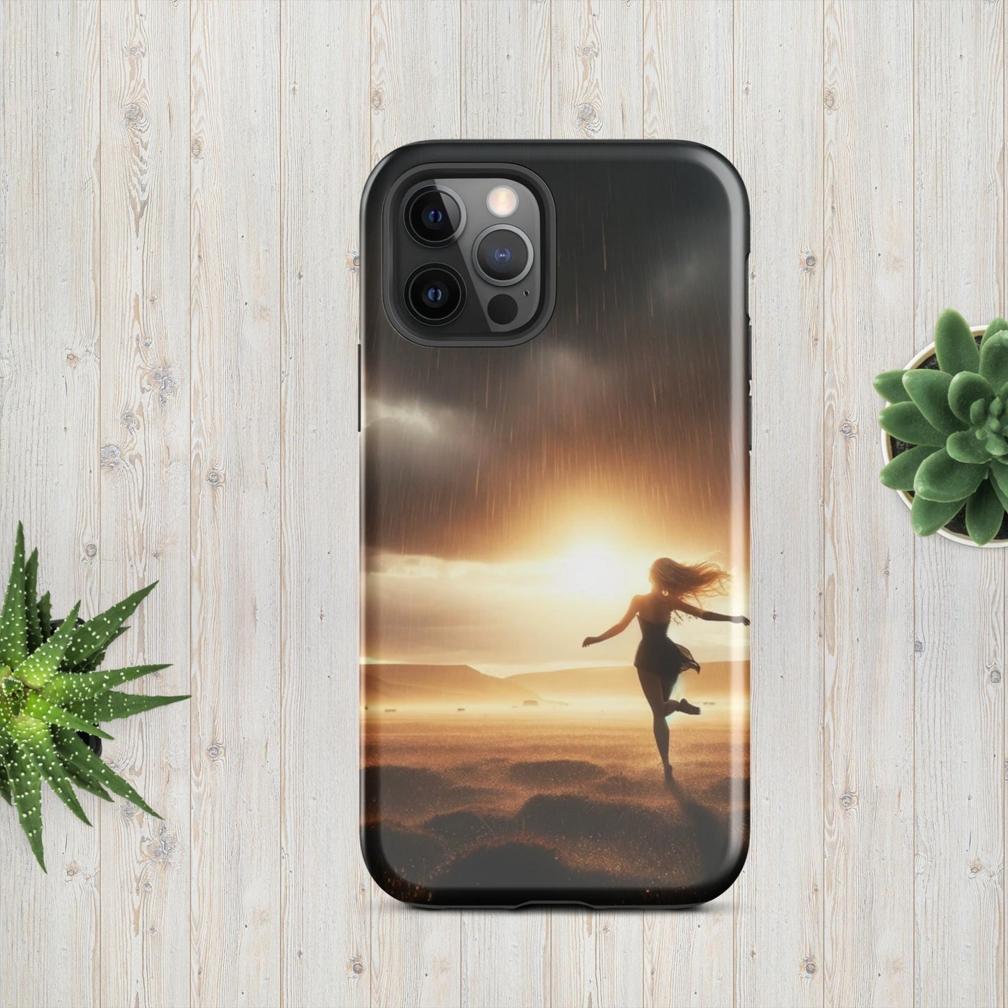 The Hologram Hook Up Glossy / iPhone 12 Pro Rain Dancer Tough Case for iPhone®