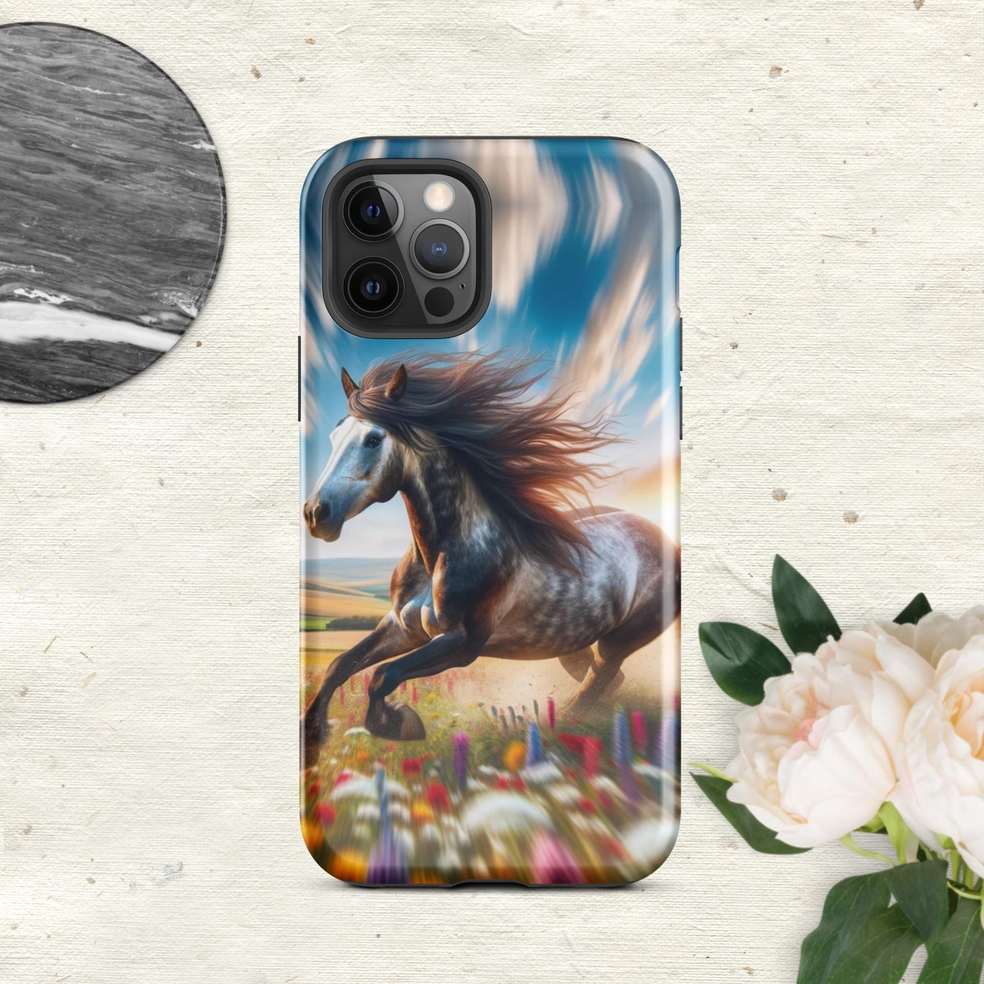 The Hologram Hook Up Glossy / iPhone 12 Pro Speed Horse Tough Case for iPhone®