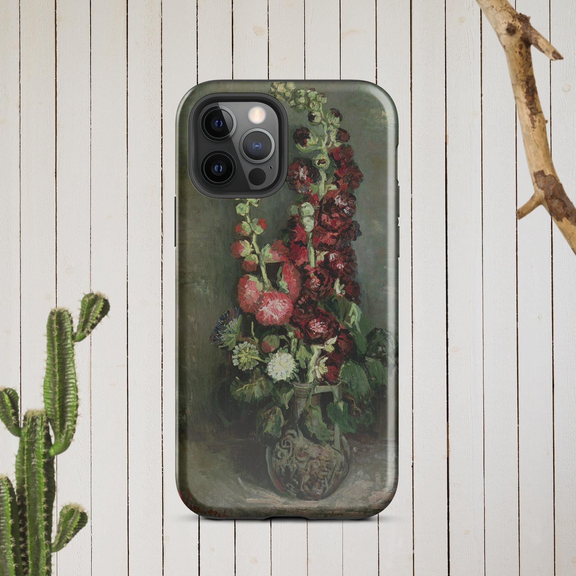 The Hologram Hook Up Glossy / iPhone 12 Pro Vincent's Hollyhocks Tough Case for iPhone®