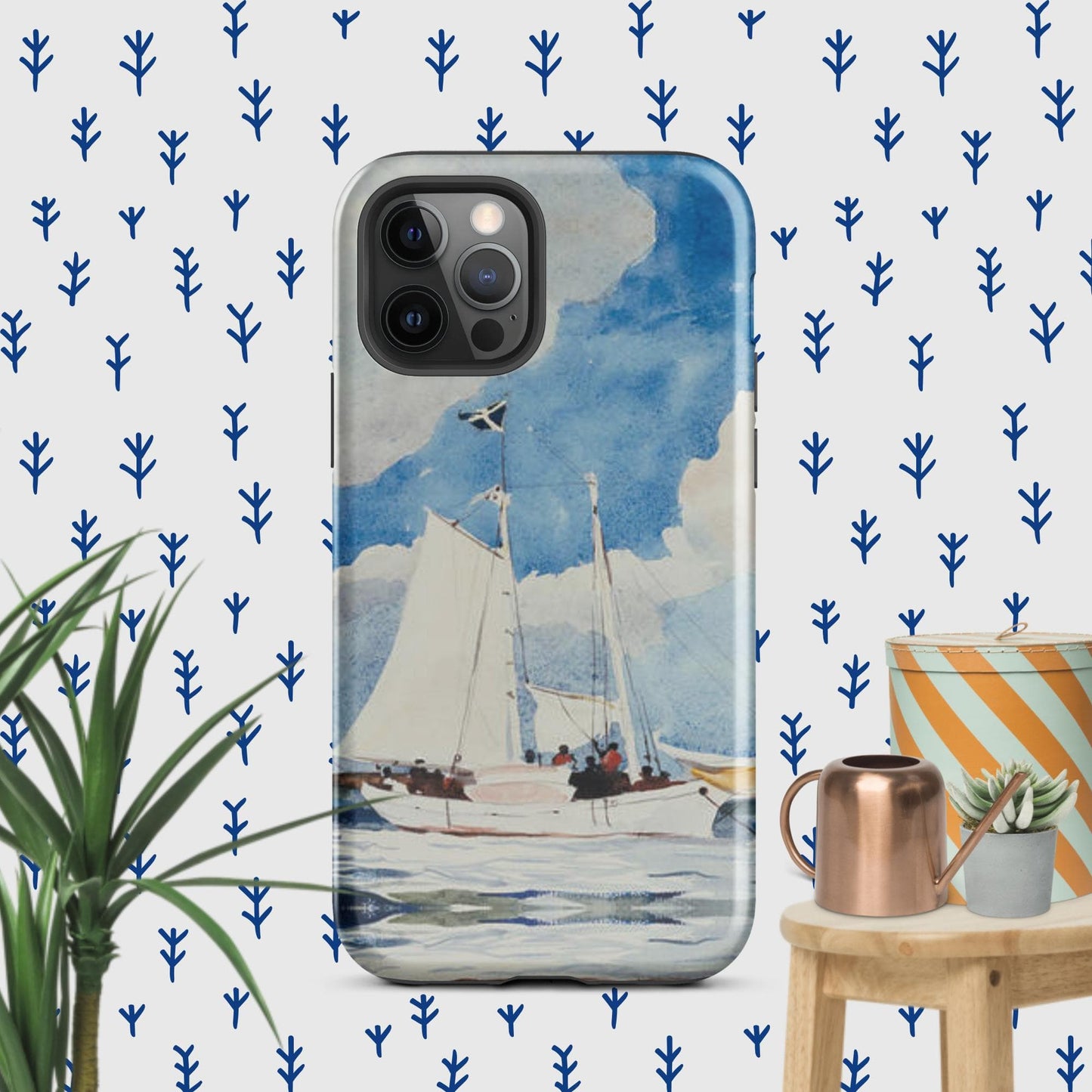 The Hologram Hook Up Glossy / iPhone 12 Pro Winslow's Schooner Tough Case for iPhone®