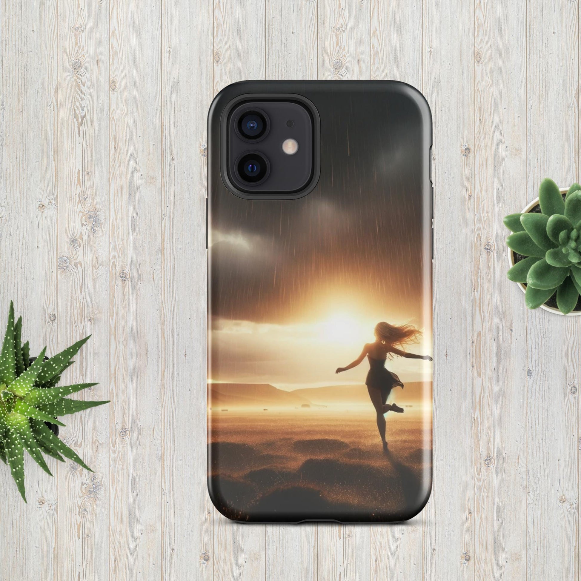 The Hologram Hook Up Glossy / iPhone 12 Rain Dancer Tough Case for iPhone®