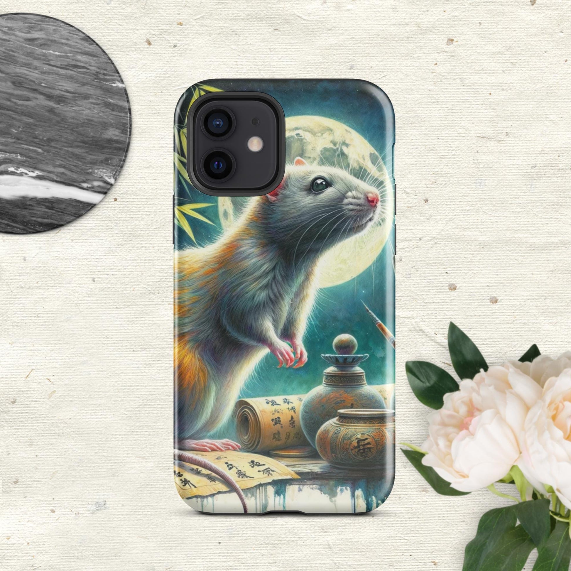 The Hologram Hook Up Glossy / iPhone 12 Rat Tough Case for iPhone®