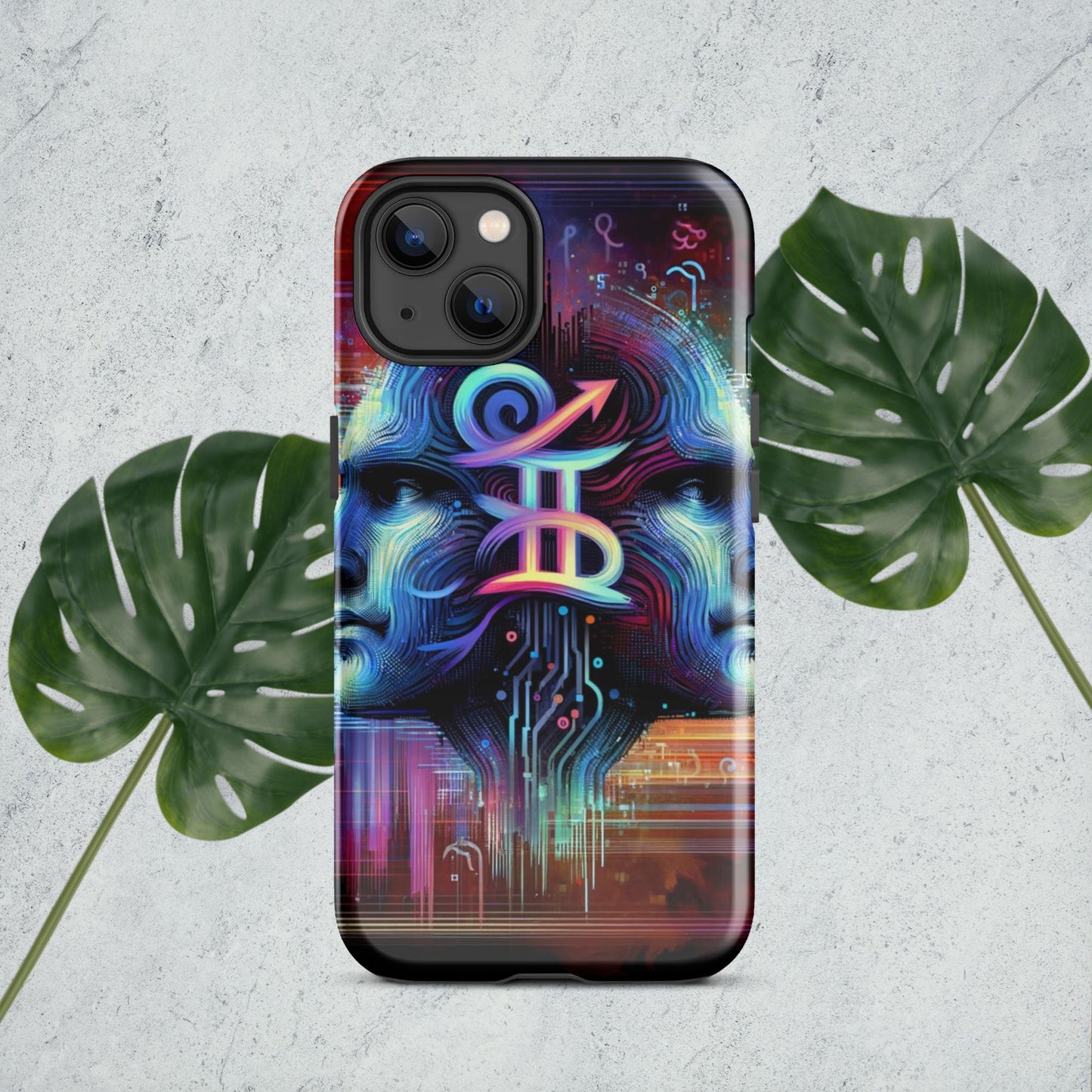 The Hologram Hook Up Glossy / iPhone 13 Gemini Tough Case for iPhone®