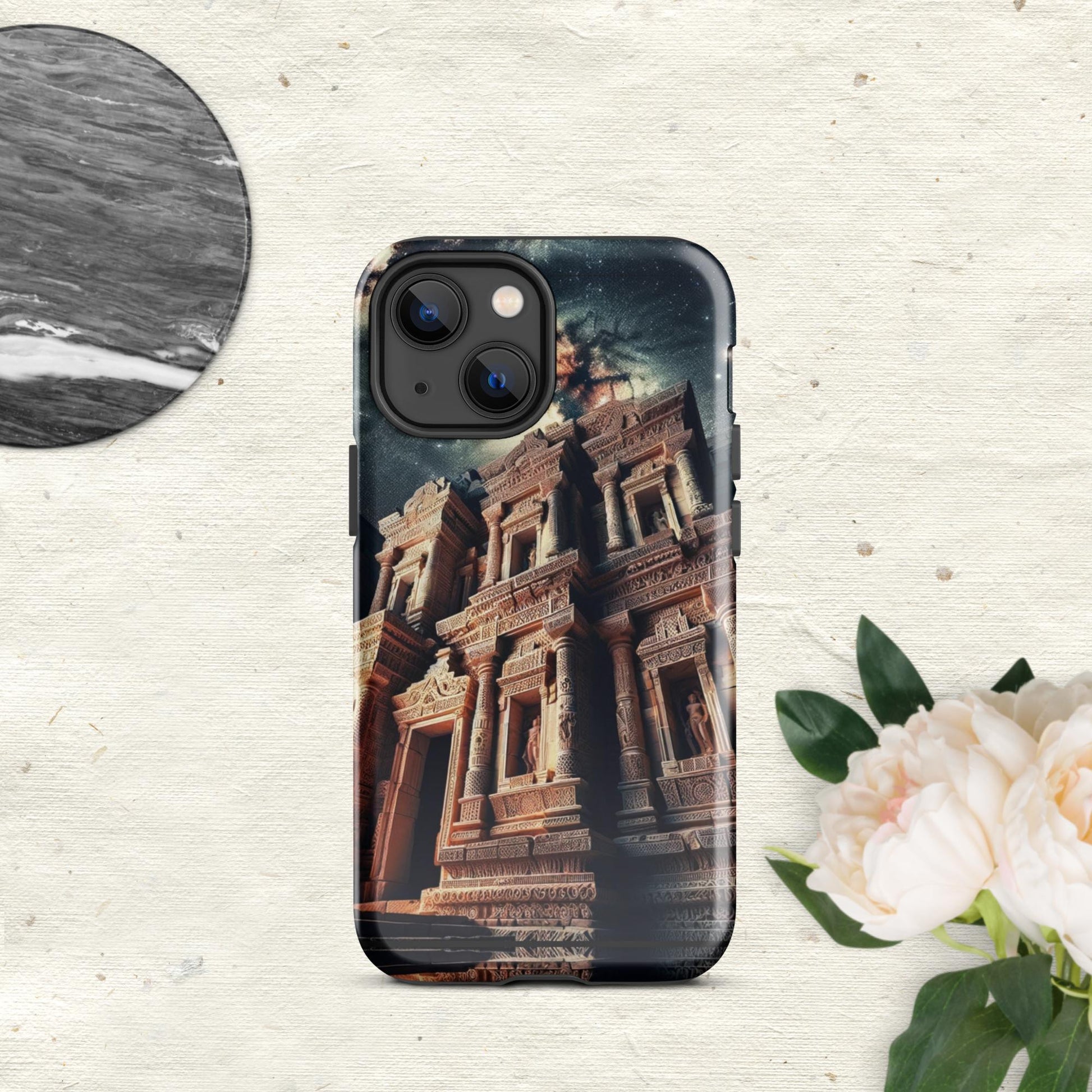 The Hologram Hook Up Glossy / iPhone 13 mini Ancient Skies Tough Case for iPhone®