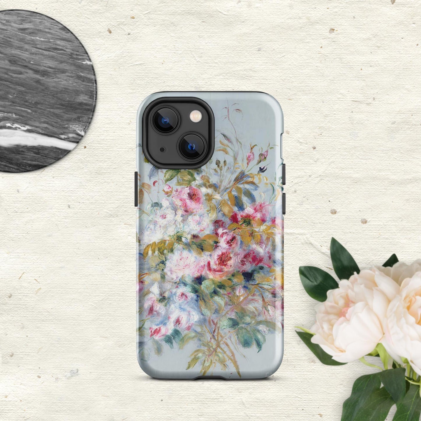 The Hologram Hook Up Glossy / iPhone 13 mini Pierre's Roses Tough Case for iPhone®