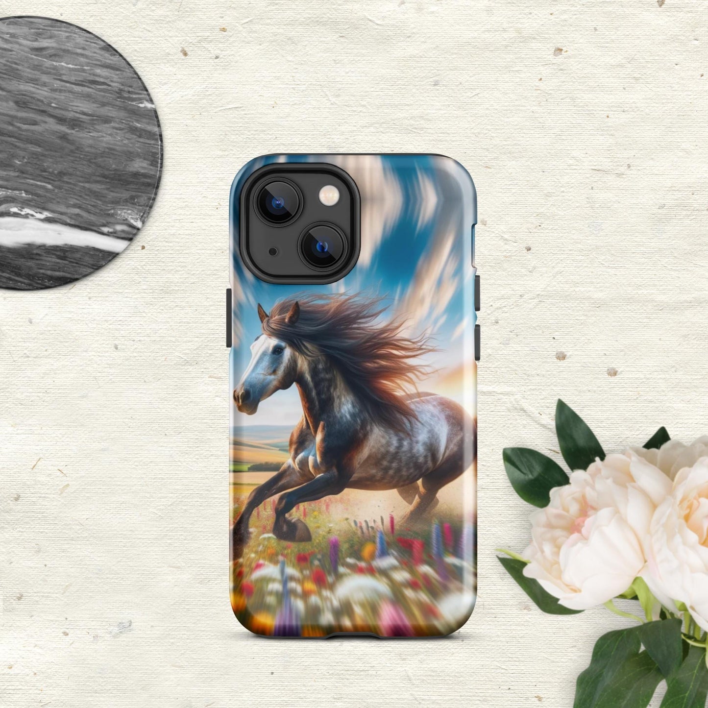 The Hologram Hook Up Glossy / iPhone 13 mini Speed Horse Tough Case for iPhone®