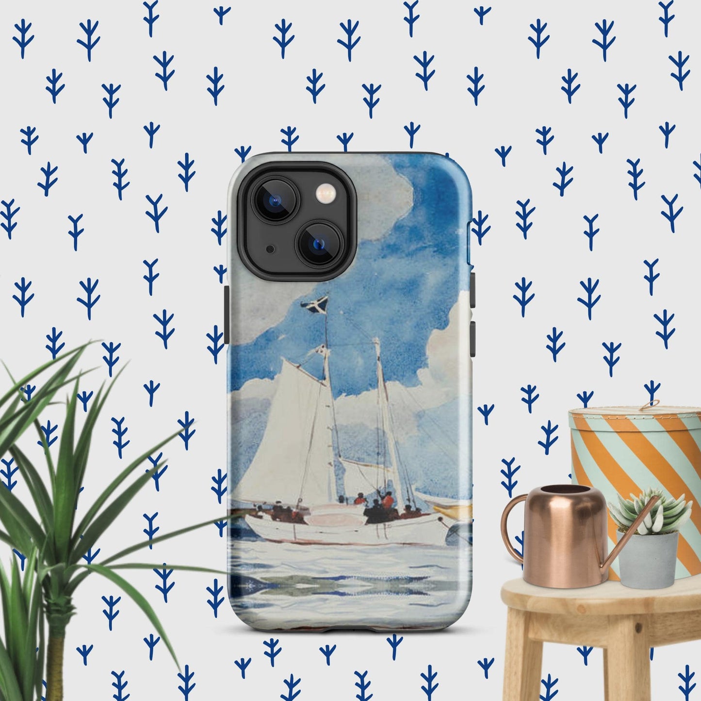 The Hologram Hook Up Glossy / iPhone 13 mini Winslow's Schooner Tough Case for iPhone®