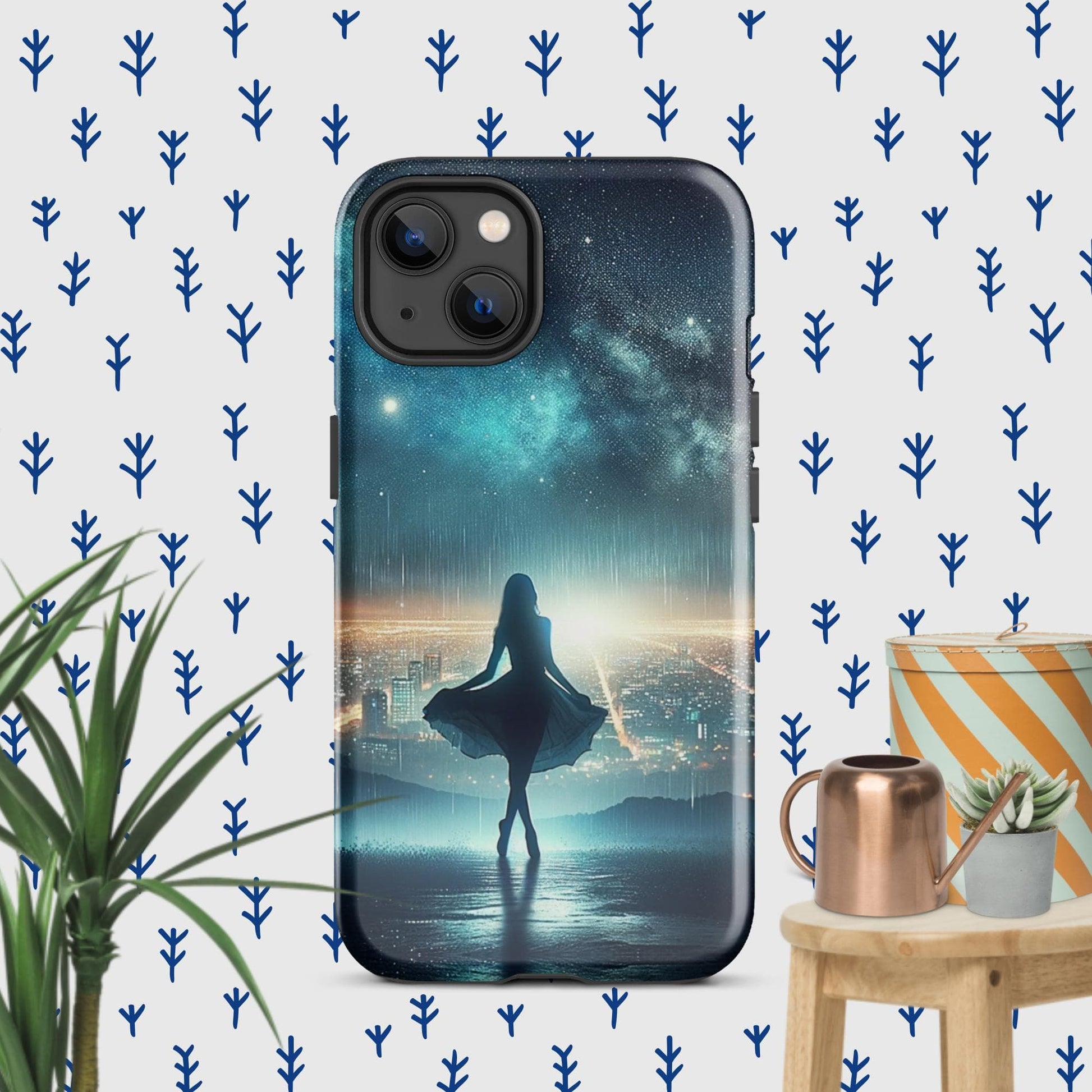 The Hologram Hook Up Glossy / iPhone 13 Night Dance Tough Case for iPhone®