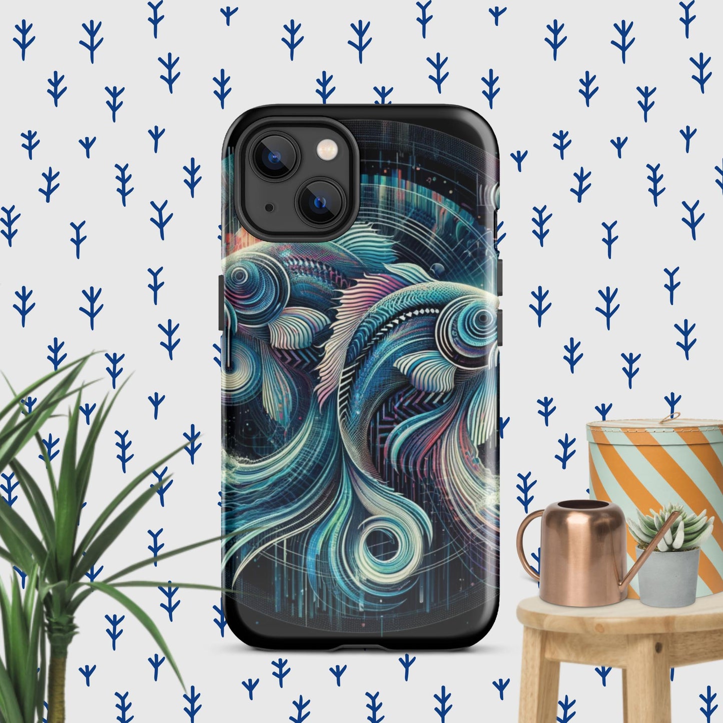The Hologram Hook Up Glossy / iPhone 13 Pisces Tough Case for iPhone®