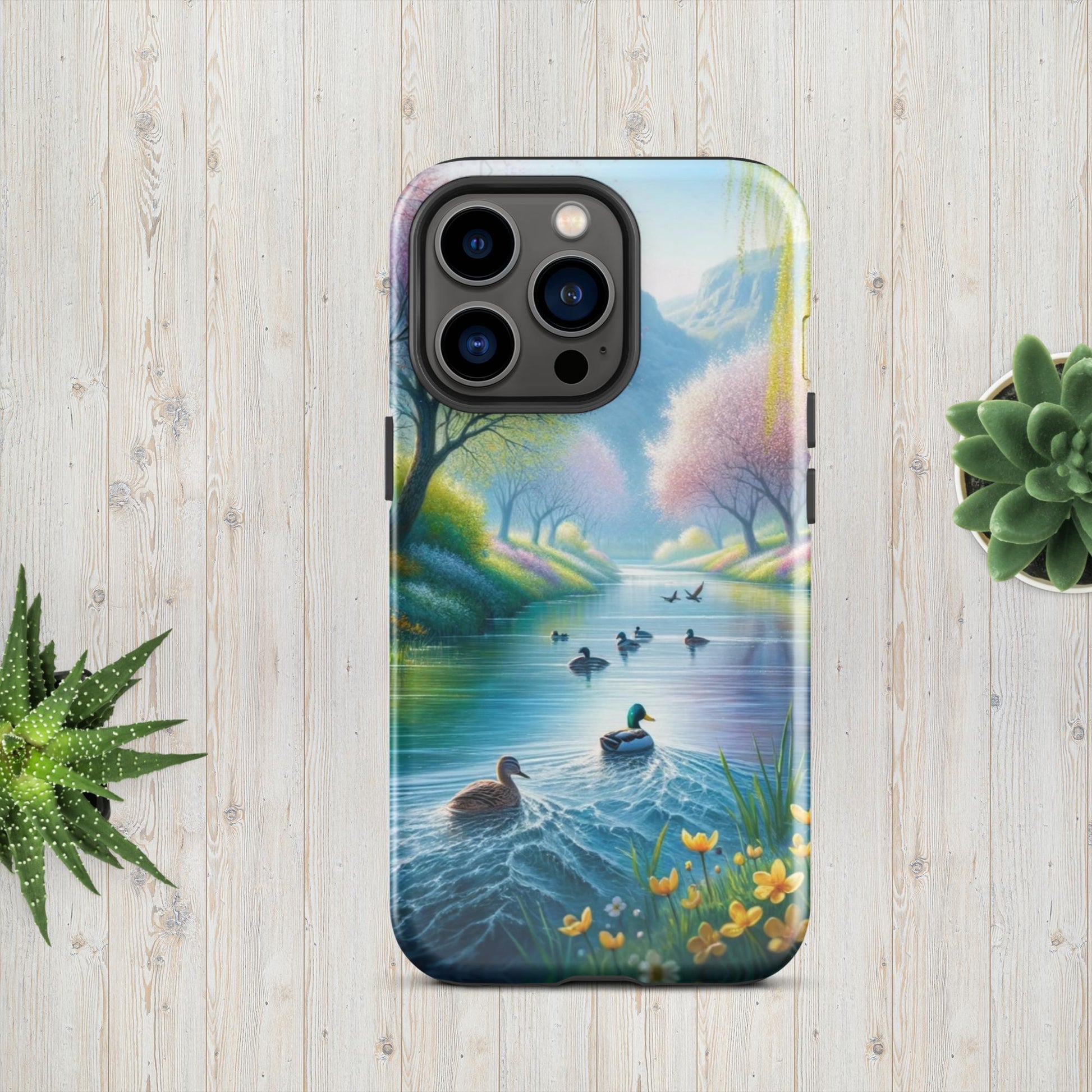 The Hologram Hook Up Glossy / iPhone 13 Pro Duck's Haven Tough Case for iPhone®