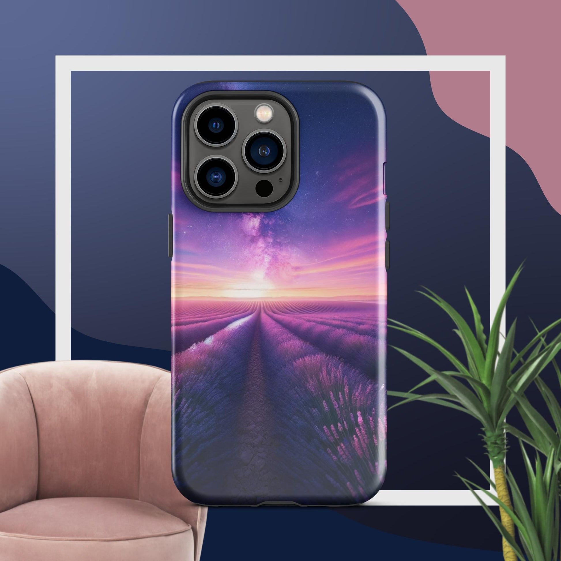 The Hologram Hook Up Glossy / iPhone 13 Pro Lavender Fields Forever Tough Case for iPhone®