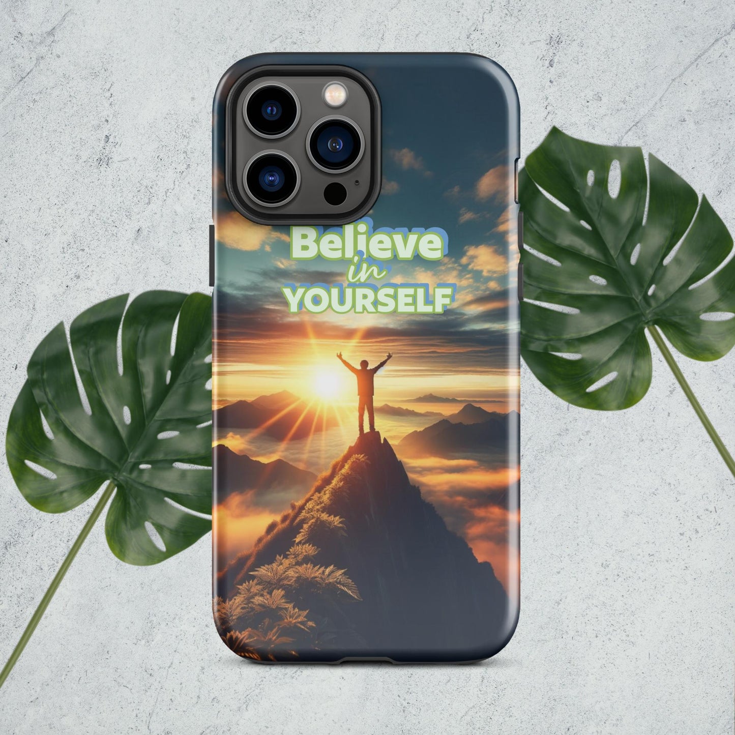 Trendyguard Glossy / iPhone 13 Pro Max Believe In Yourself Tough Case for iPhone®