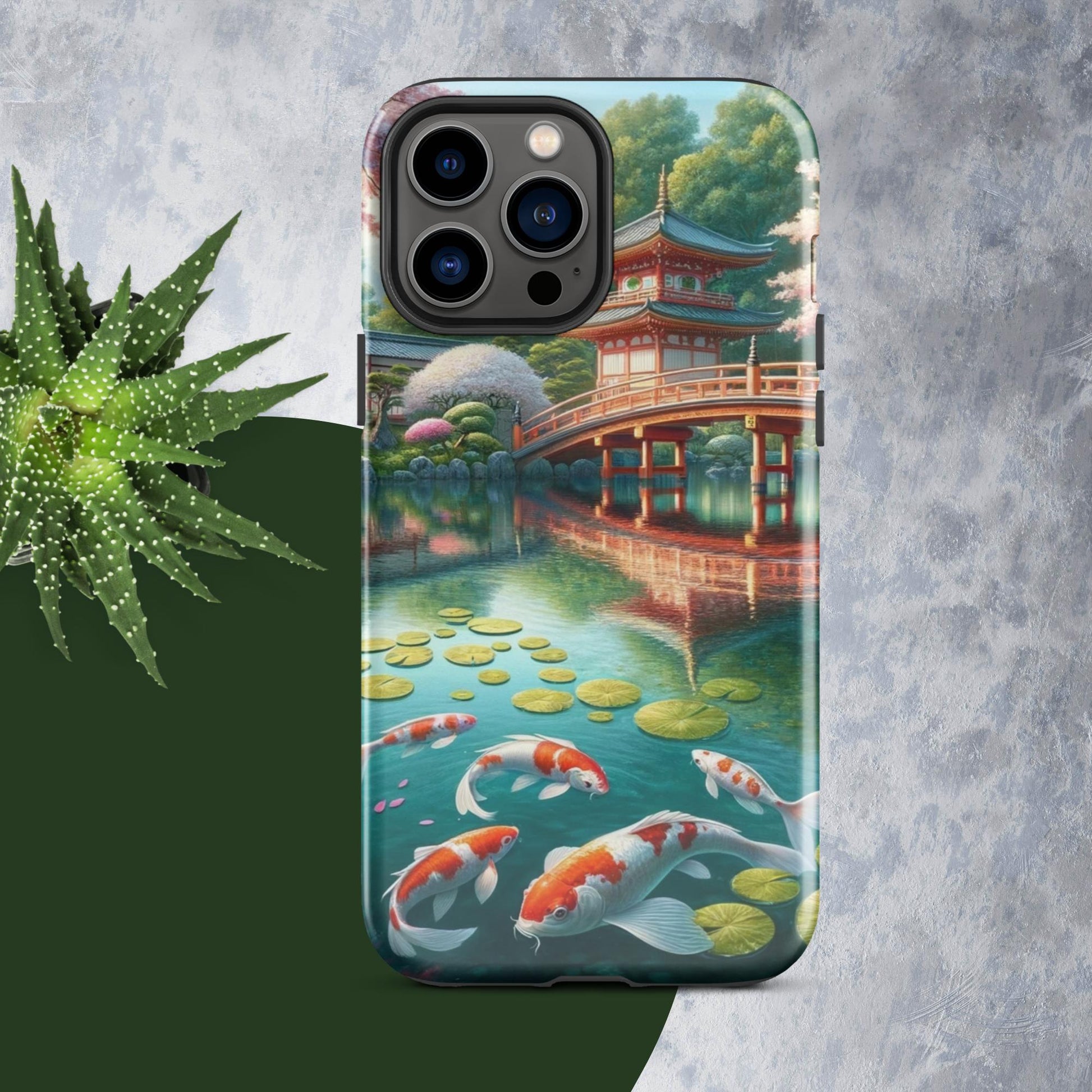 The Hologram Hook Up Glossy / iPhone 13 Pro Max Koi Paradise Tough Case for iPhone®