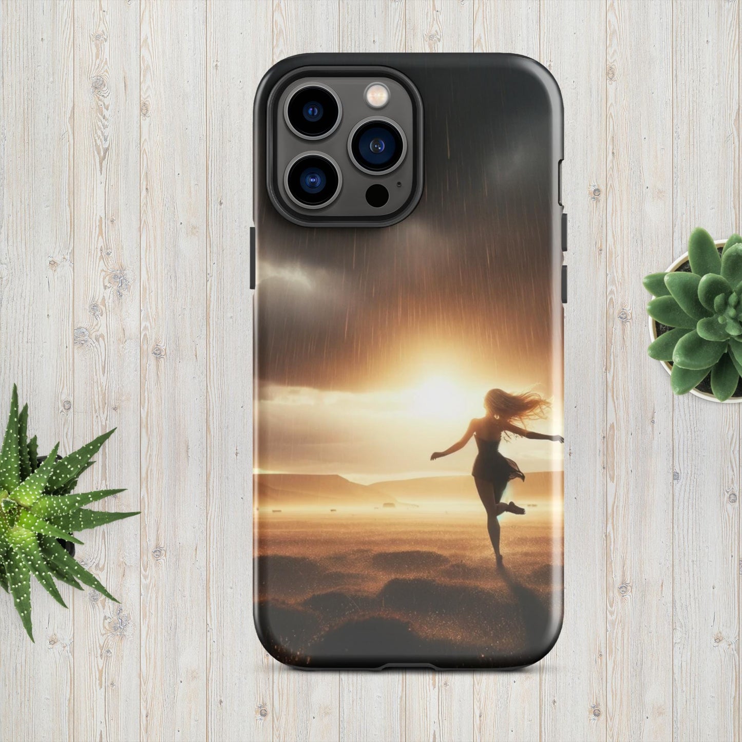 The Hologram Hook Up Glossy / iPhone 13 Pro Max Rain Dancer Tough Case for iPhone®