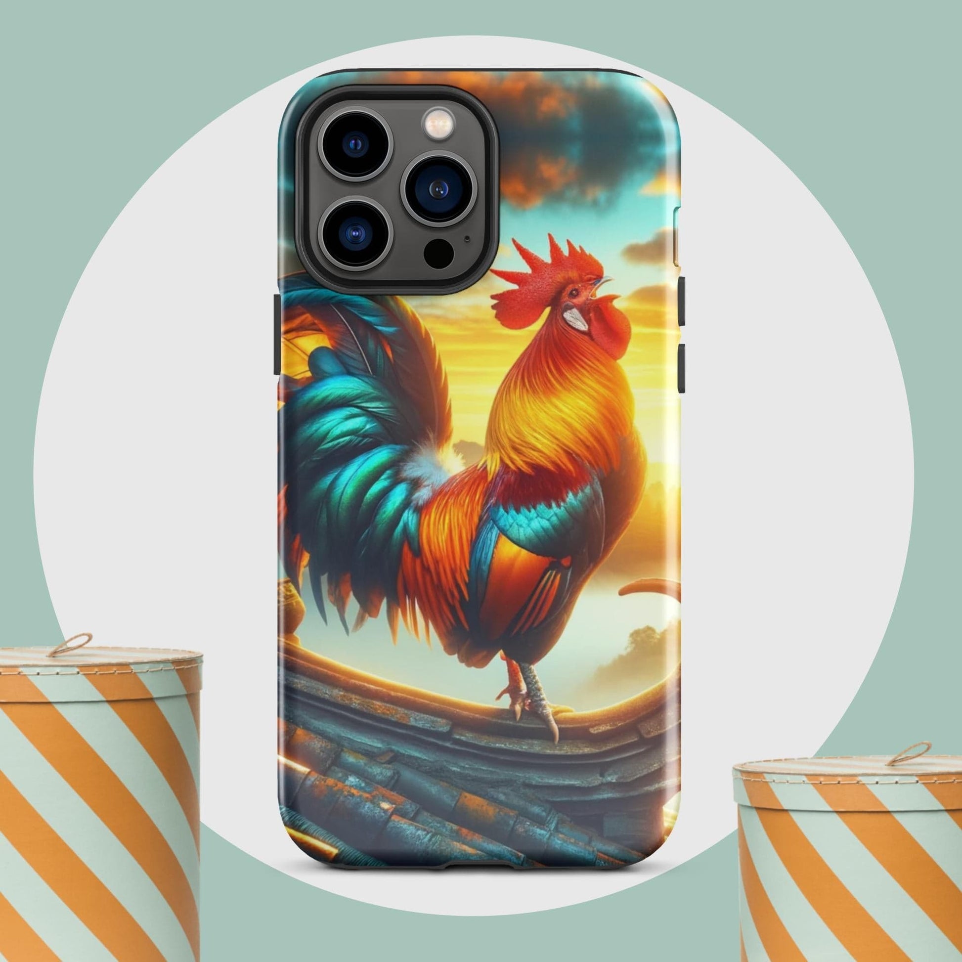 The Hologram Hook Up Glossy / iPhone 13 Pro Max Rooster Tough Case for iPhone®
