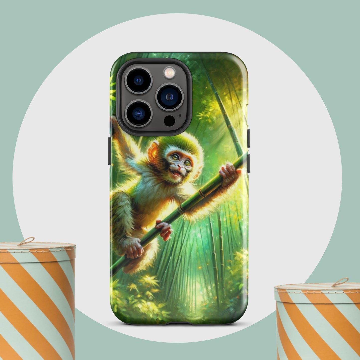 The Hologram Hook Up Glossy / iPhone 13 Pro Monkey Tough Case for iPhone®