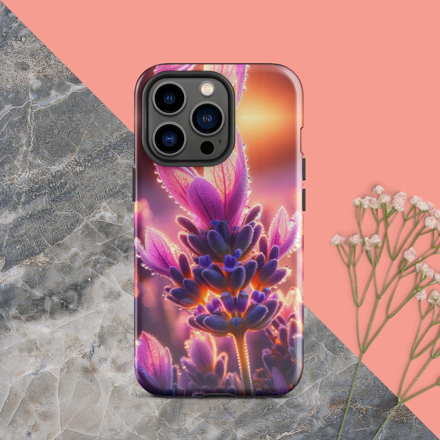 The Hologram Hook Up Glossy / iPhone 13 Pro Sunrise Lavender Tough Case for iPhone®