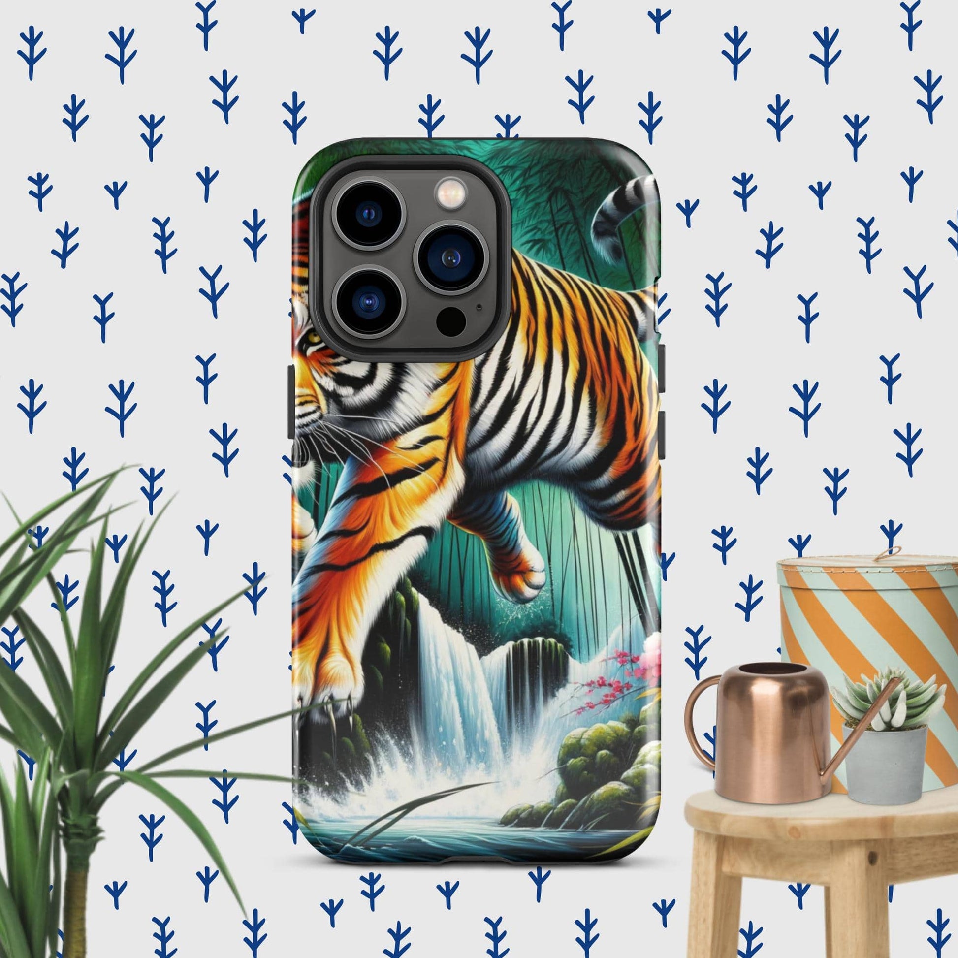 The Hologram Hook Up Glossy / iPhone 13 Pro Tiger Tough Case for iPhone®