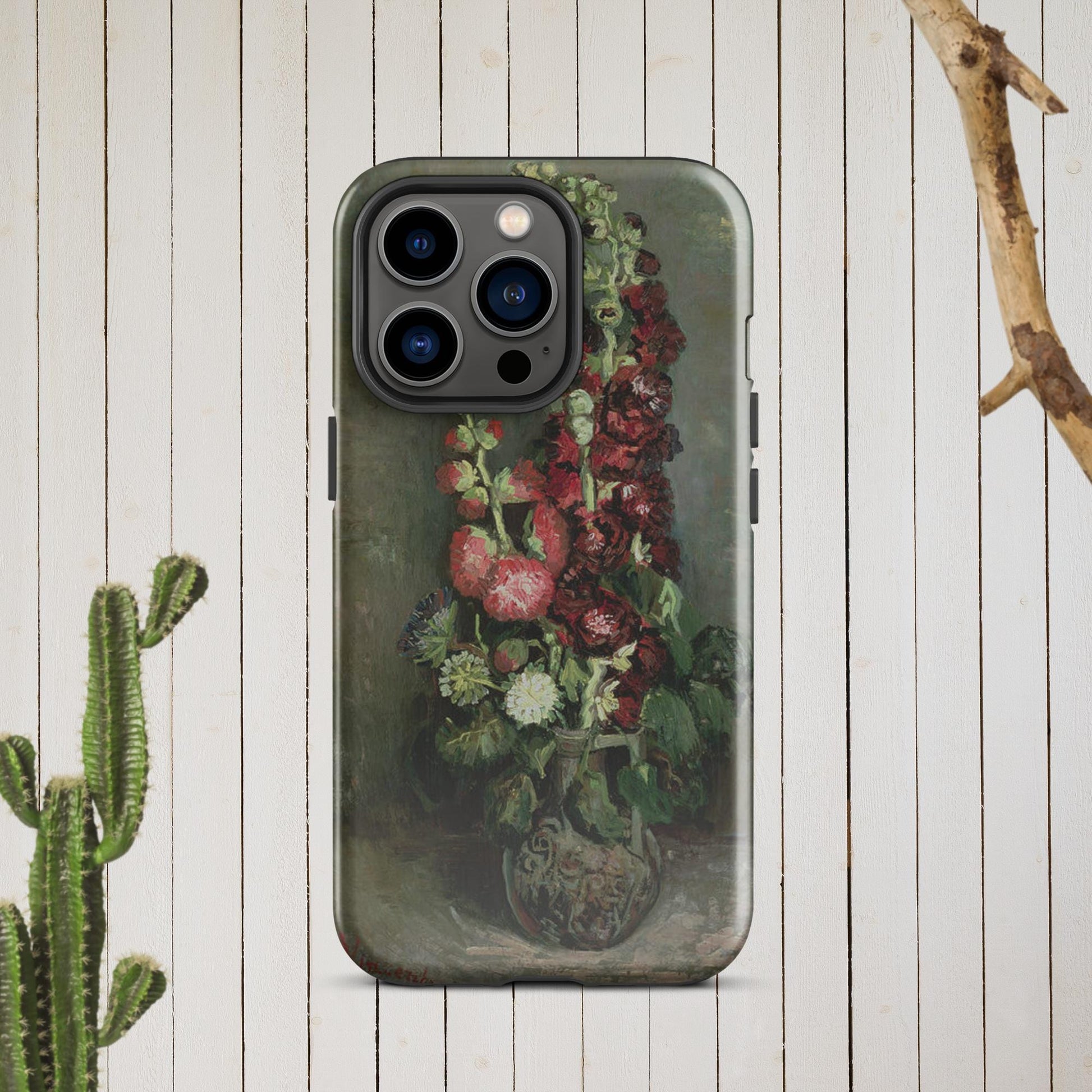 The Hologram Hook Up Glossy / iPhone 13 Pro Vincent's Hollyhocks Tough Case for iPhone®