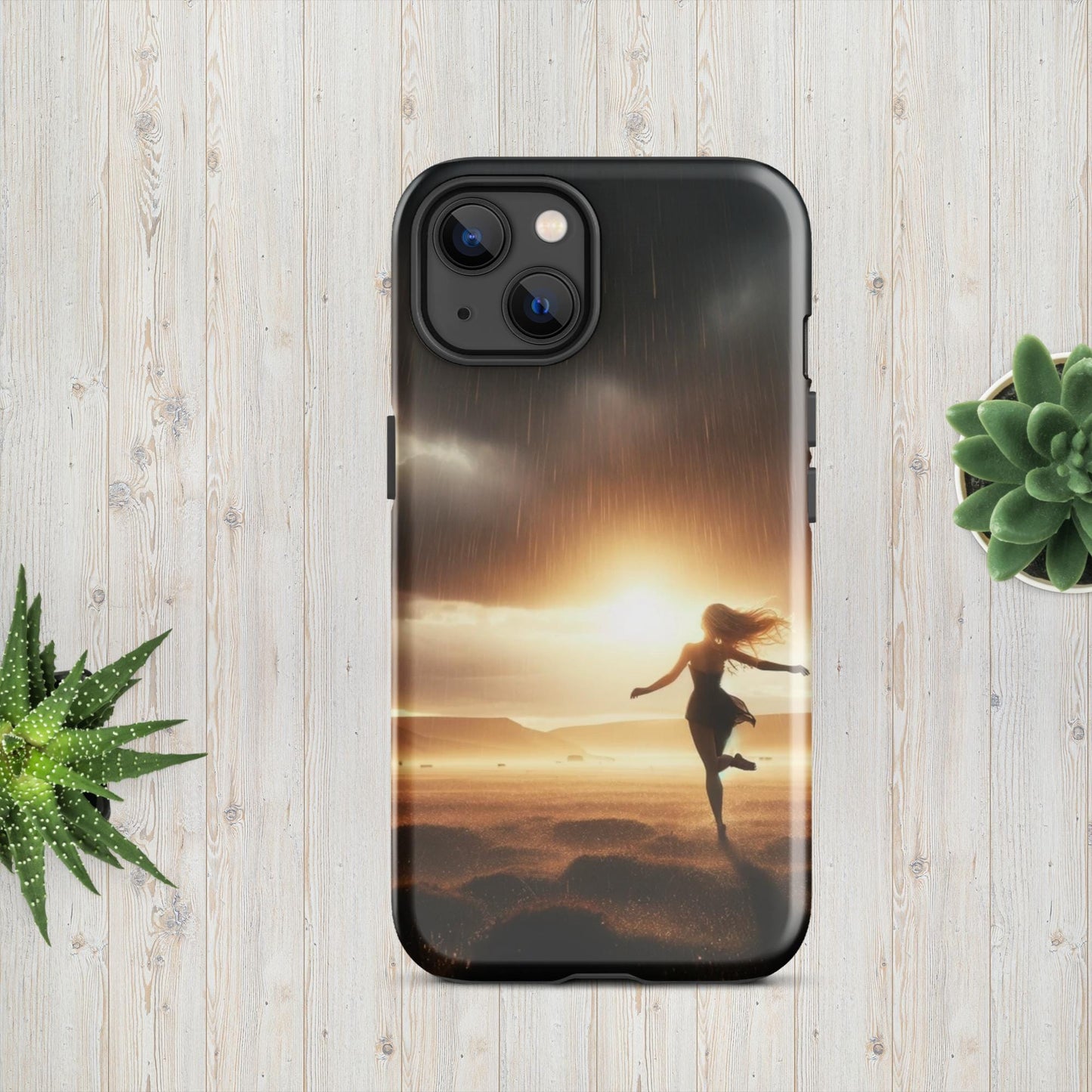 The Hologram Hook Up Glossy / iPhone 13 Rain Dancer Tough Case for iPhone®