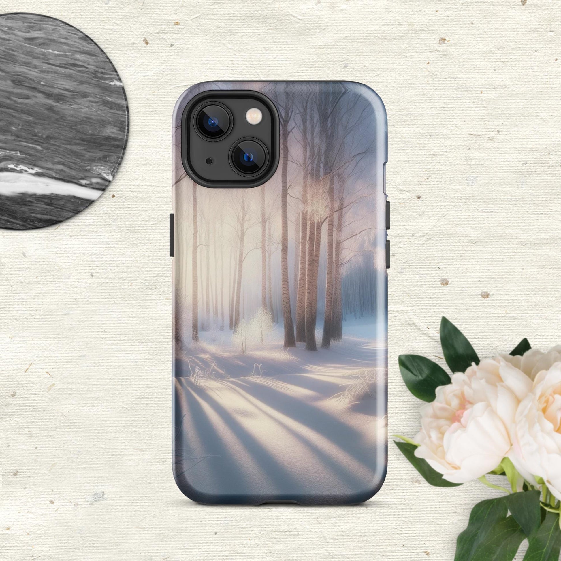 The Hologram Hook Up Glossy / iPhone 13 Snowy Escapade Tough Case for iPhone®