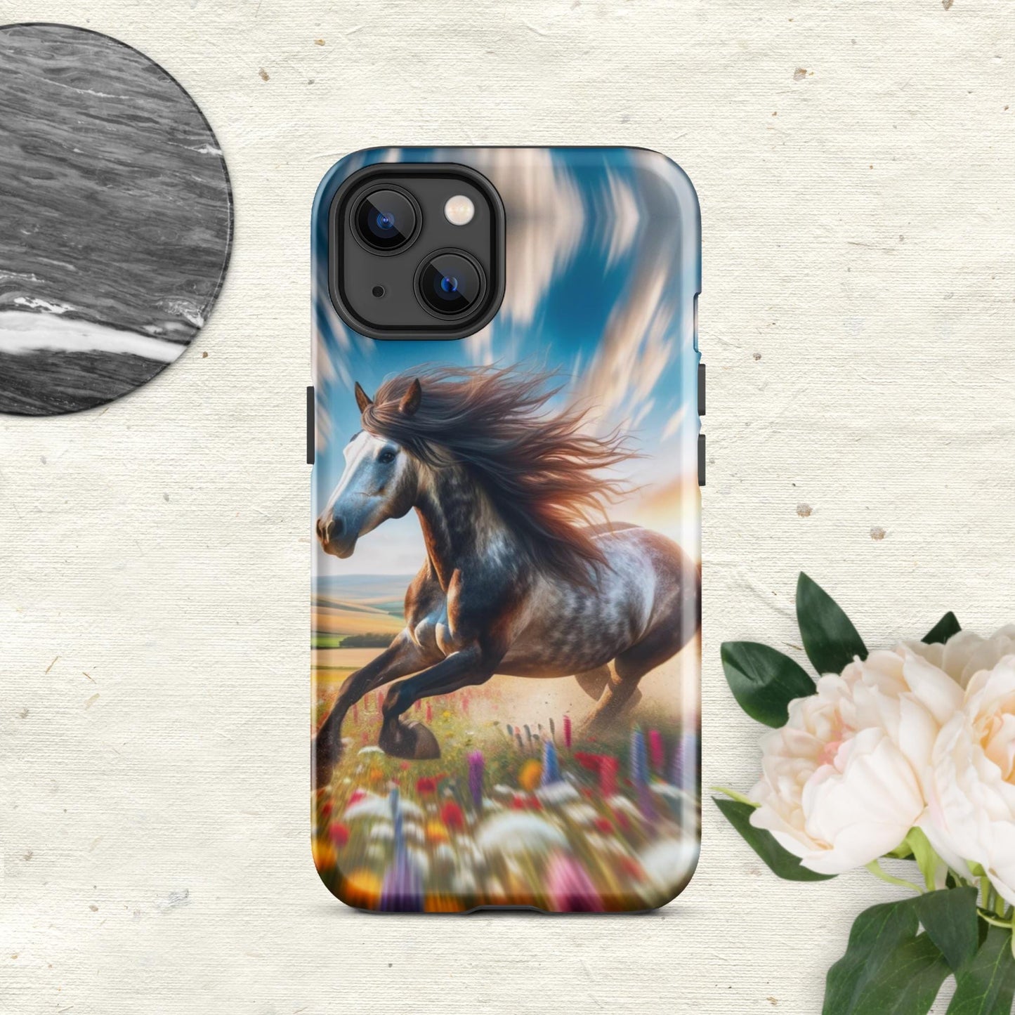 The Hologram Hook Up Glossy / iPhone 13 Speed Horse Tough Case for iPhone®