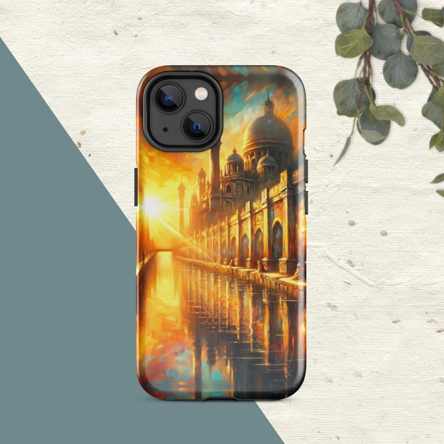 The Hologram Hook Up Glossy / iPhone 14 Ancient Trade Tough Case for iPhone®