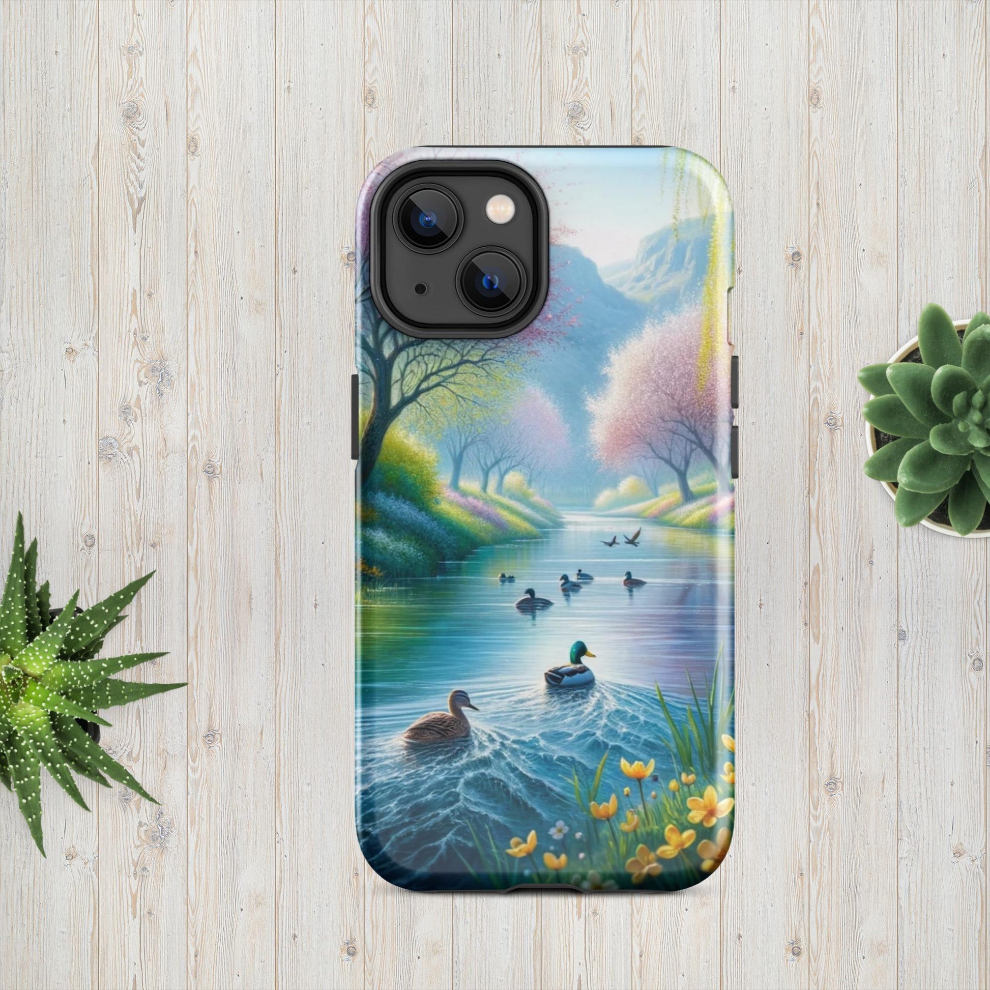 The Hologram Hook Up Glossy / iPhone 14 Duck's Haven Tough Case for iPhone®