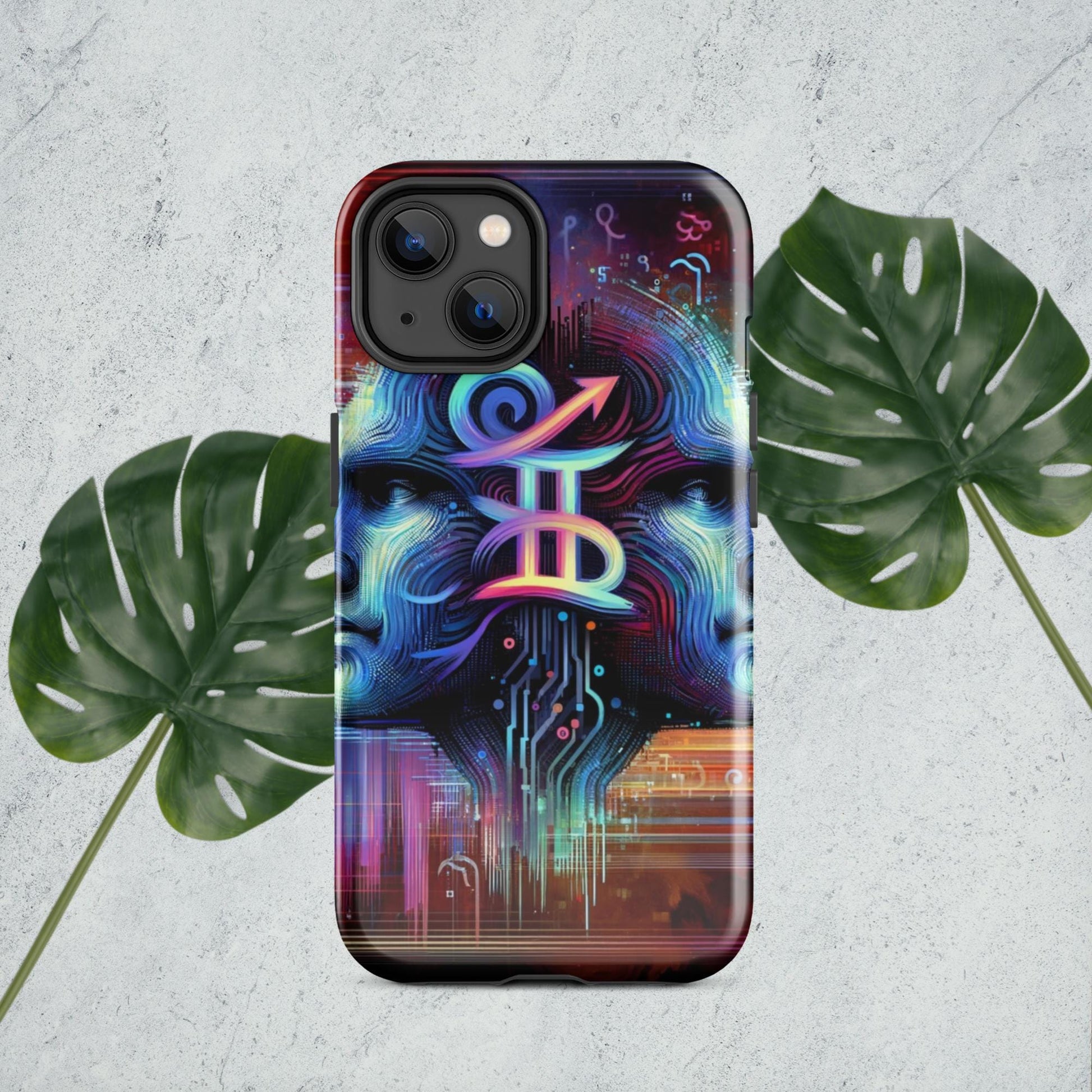 The Hologram Hook Up Glossy / iPhone 14 Gemini Tough Case for iPhone®