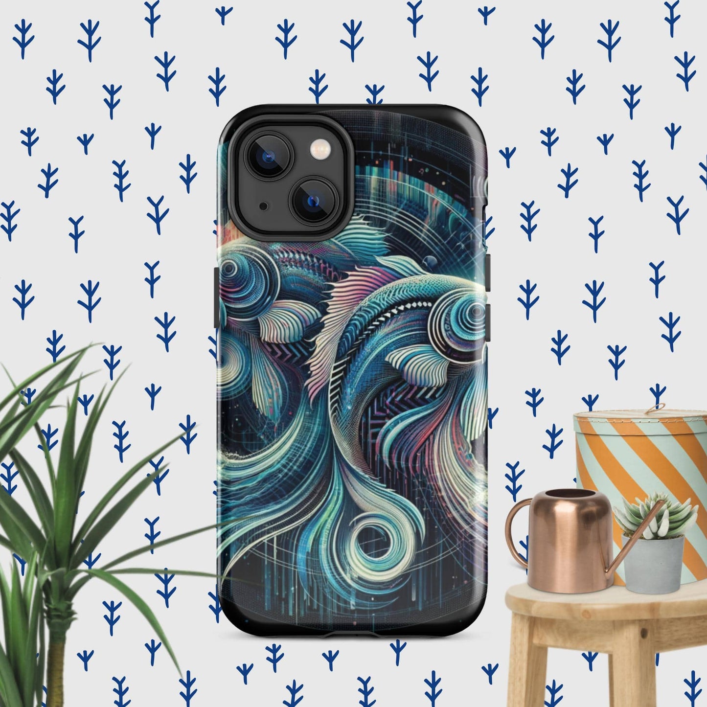 The Hologram Hook Up Glossy / iPhone 14 Pisces Tough Case for iPhone®