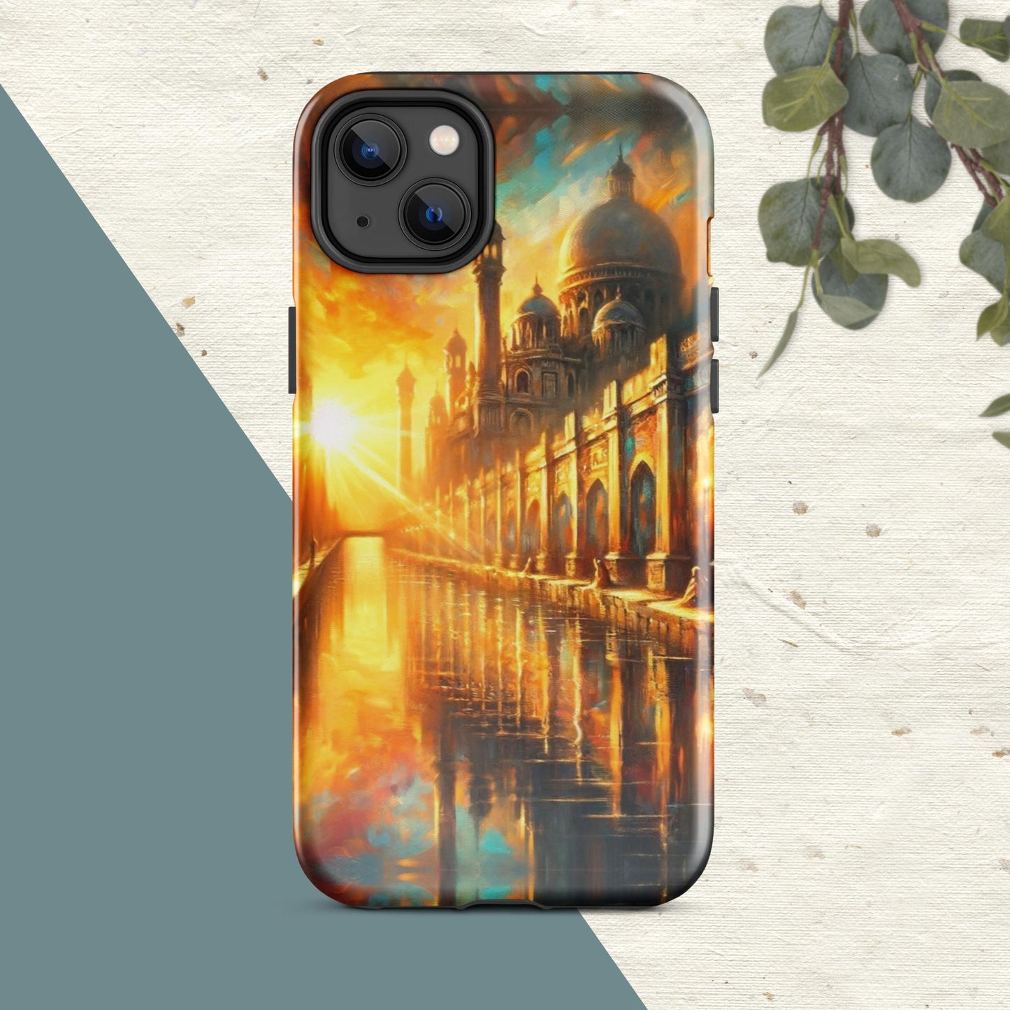 The Hologram Hook Up Glossy / iPhone 14 Plus Ancient Trade Tough Case for iPhone®