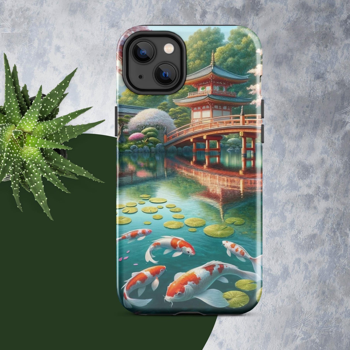 The Hologram Hook Up Glossy / iPhone 14 Plus Koi Paradise Tough Case for iPhone®
