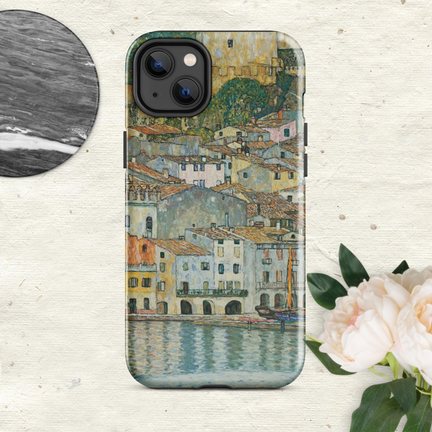 The Hologram Hook Up Glossy / iPhone 14 Plus Lake Garda Tough Case for iPhone®