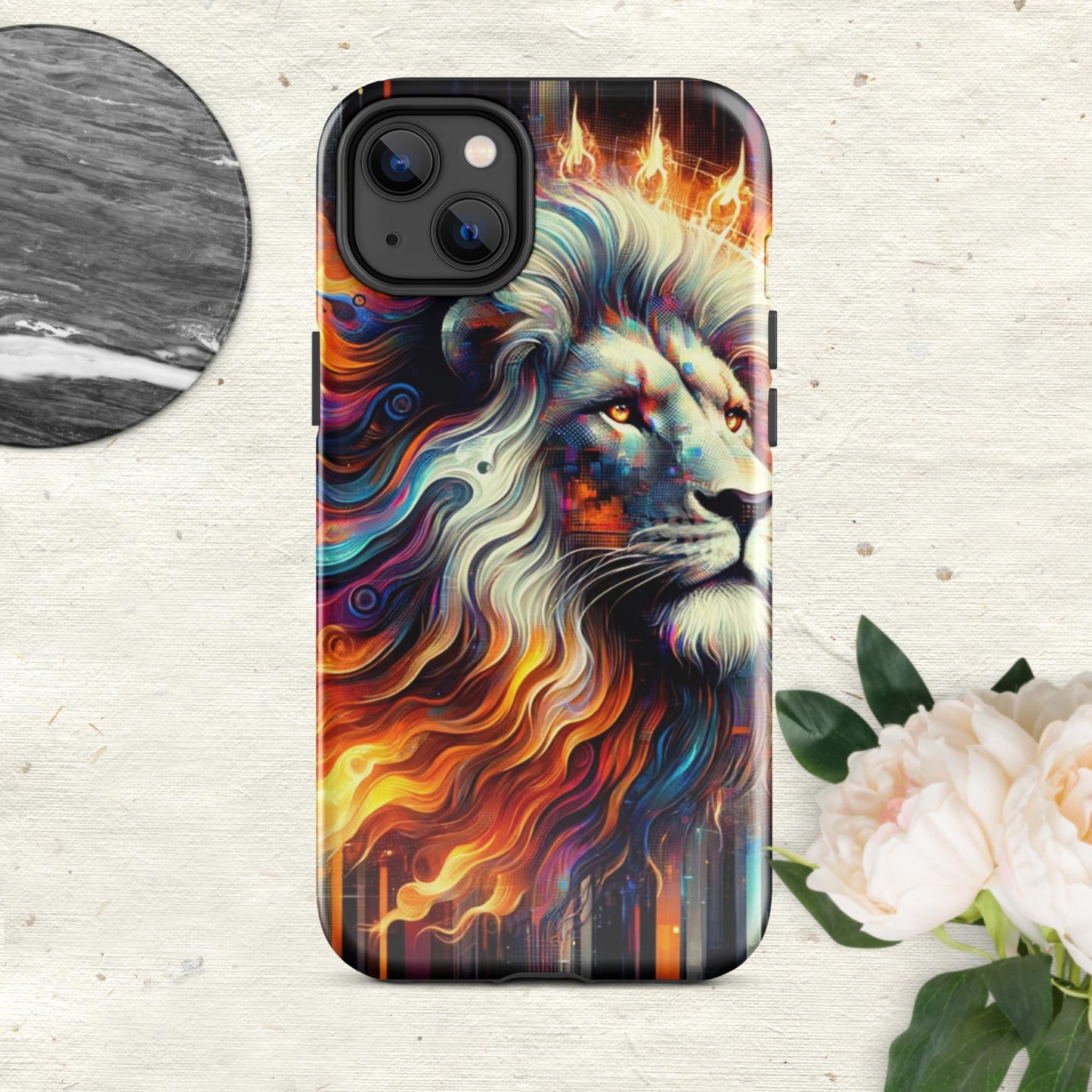 The Hologram Hook Up Glossy / iPhone 14 Plus Leo Tough Case for iPhone®