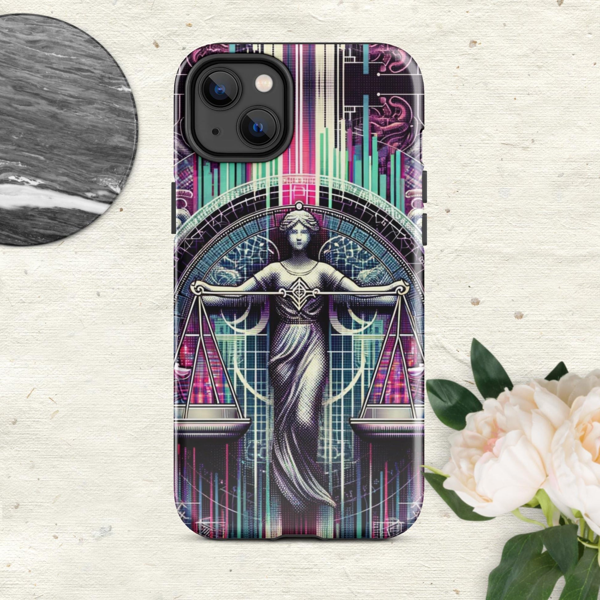 The Hologram Hook Up Glossy / iPhone 14 Plus Libra Tough Case for iPhone®