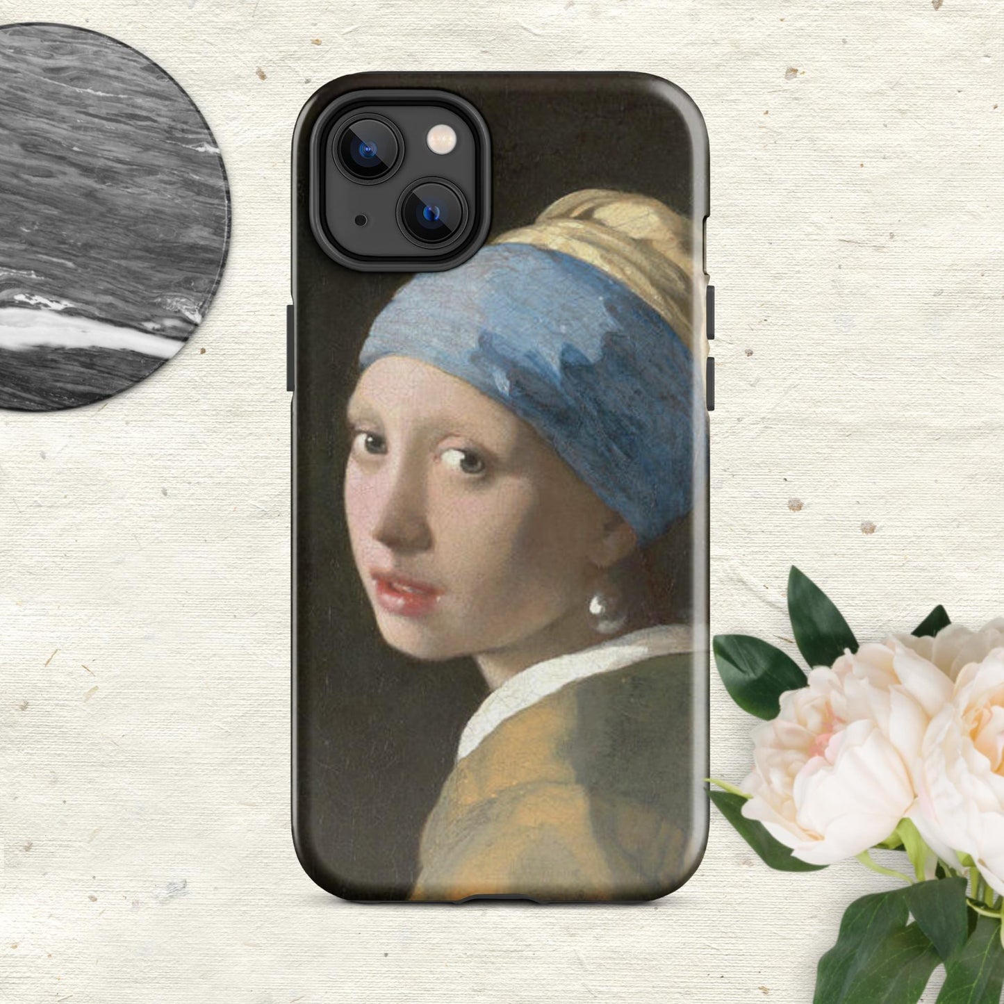 The Hologram Hook Up Glossy / iPhone 14 Plus Vermeer's Pearl Tough Case for iPhone®