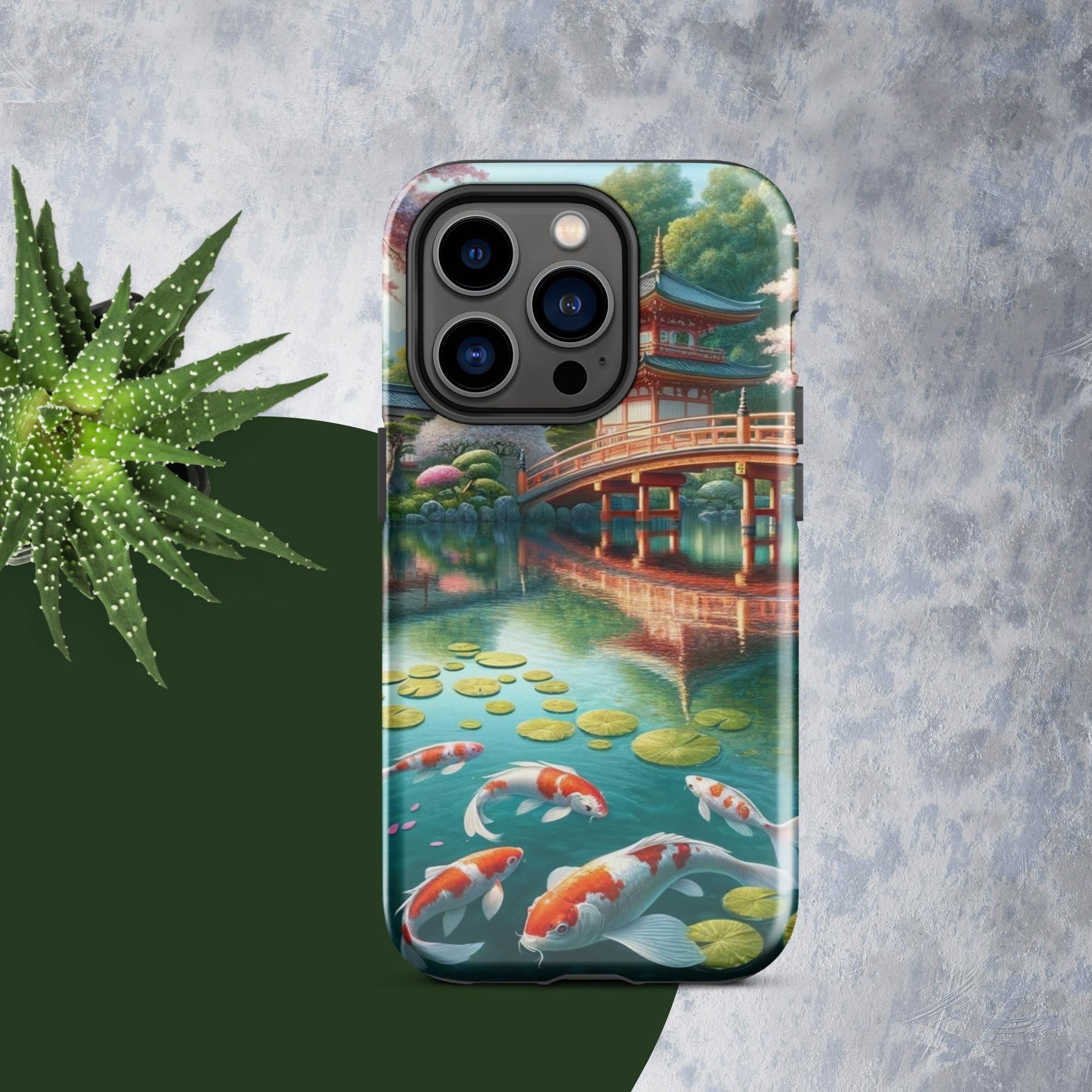 The Hologram Hook Up Glossy / iPhone 14 Pro Koi Paradise Tough Case for iPhone®