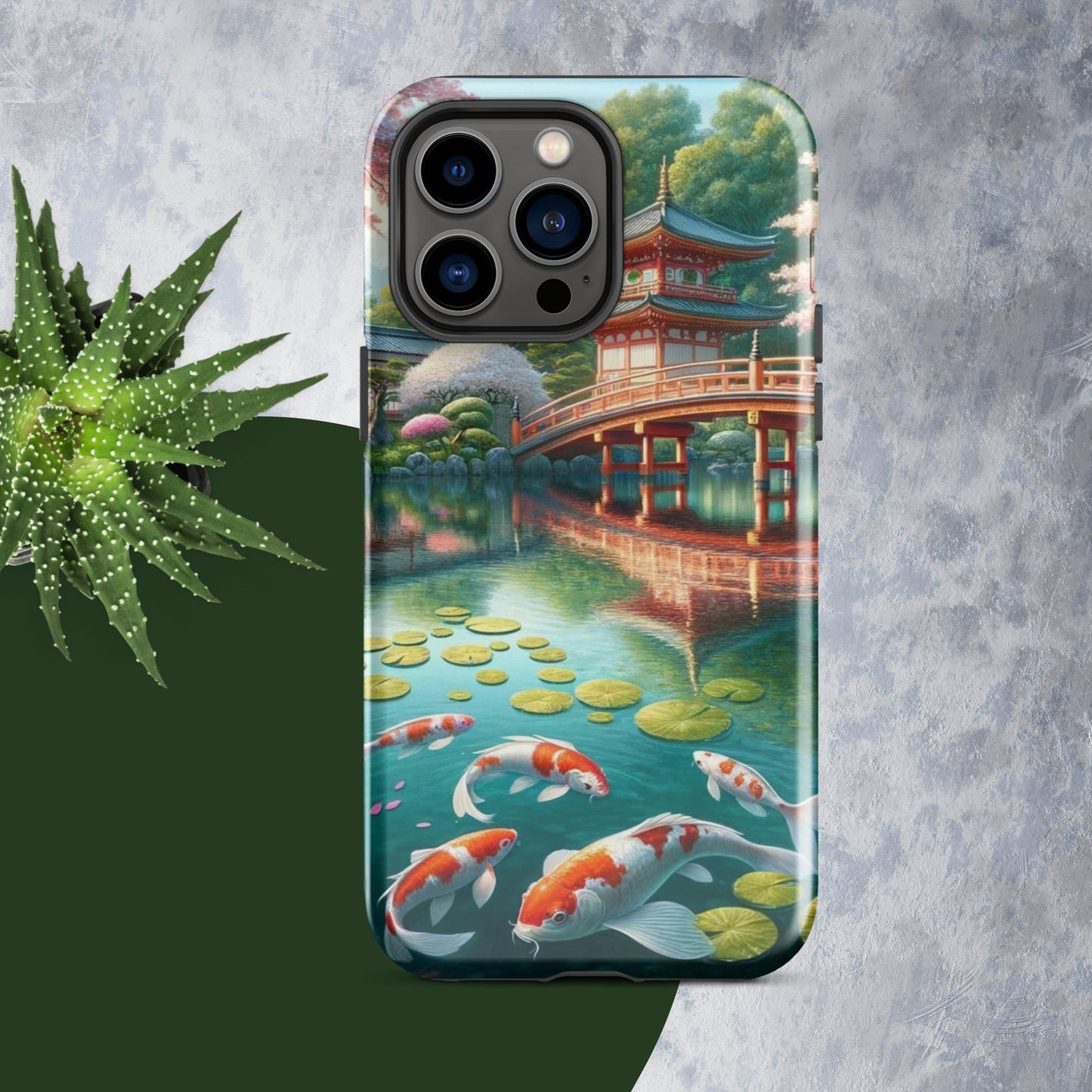 The Hologram Hook Up Glossy / iPhone 14 Pro Max Koi Paradise Tough Case for iPhone®