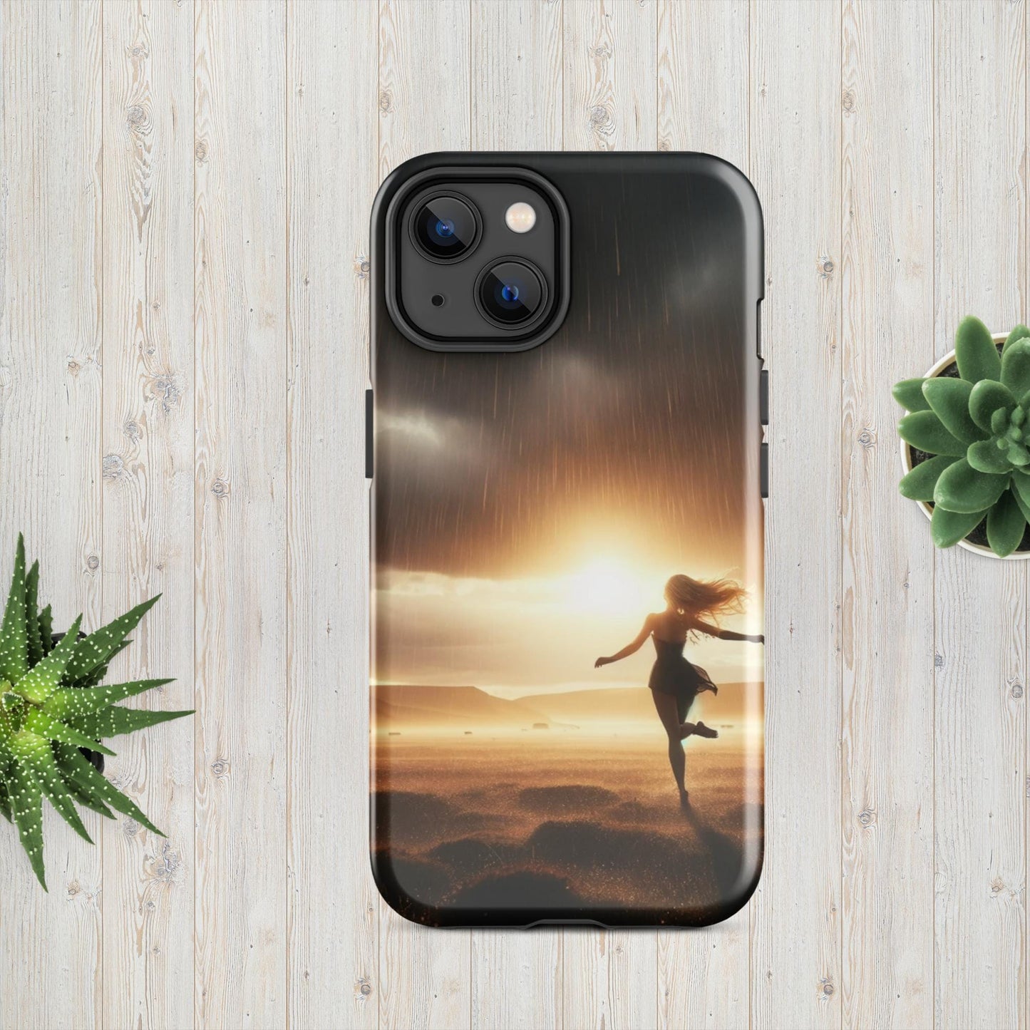 The Hologram Hook Up Glossy / iPhone 14 Rain Dancer Tough Case for iPhone®