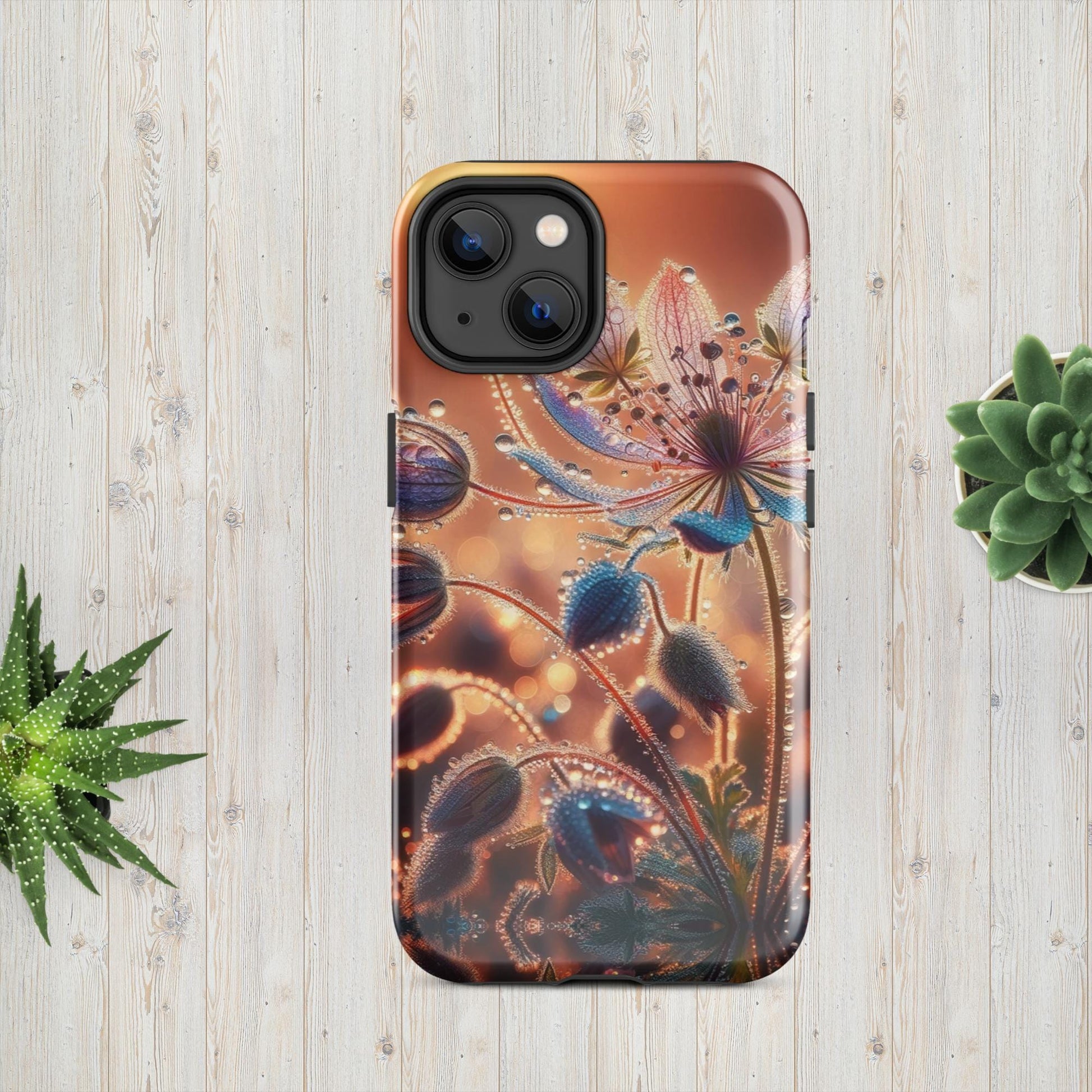 The Hologram Hook Up Glossy / iPhone 14 Wild Flower Tough Case for iPhone®