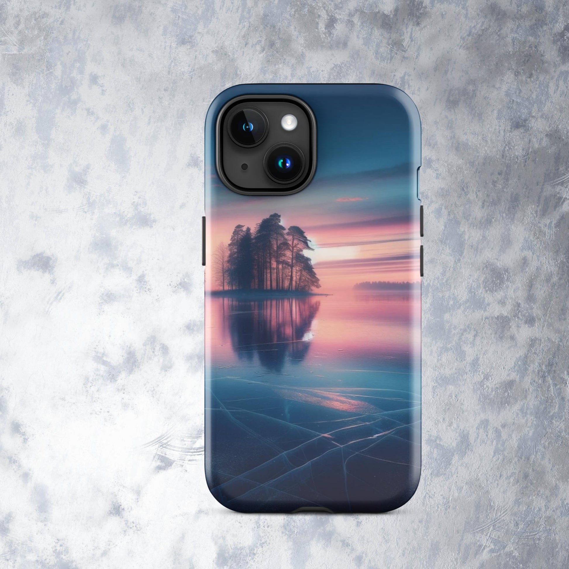 The Hologram Hook Up Glossy / iPhone 15 Beauty On Ice Tough Case for iPhone®
