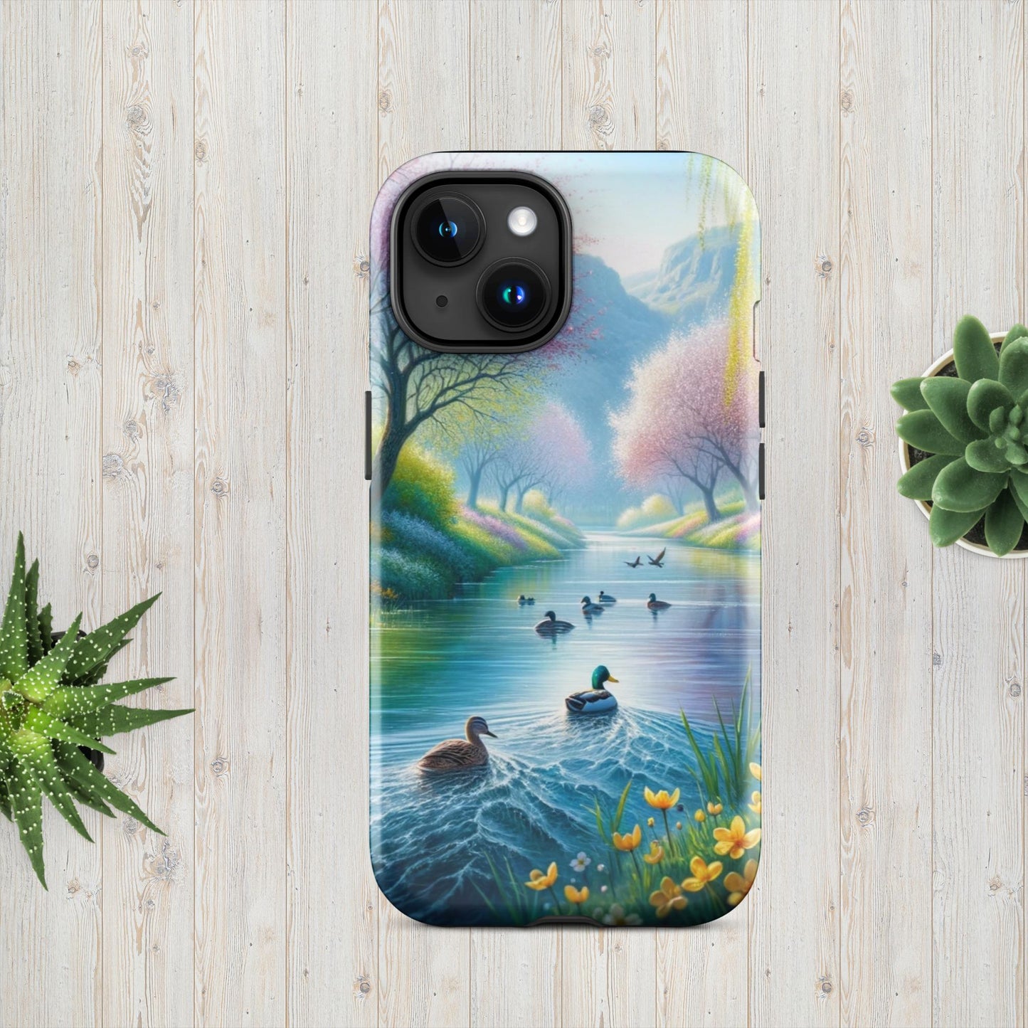 The Hologram Hook Up Glossy / iPhone 15 Duck's Haven Tough Case for iPhone®