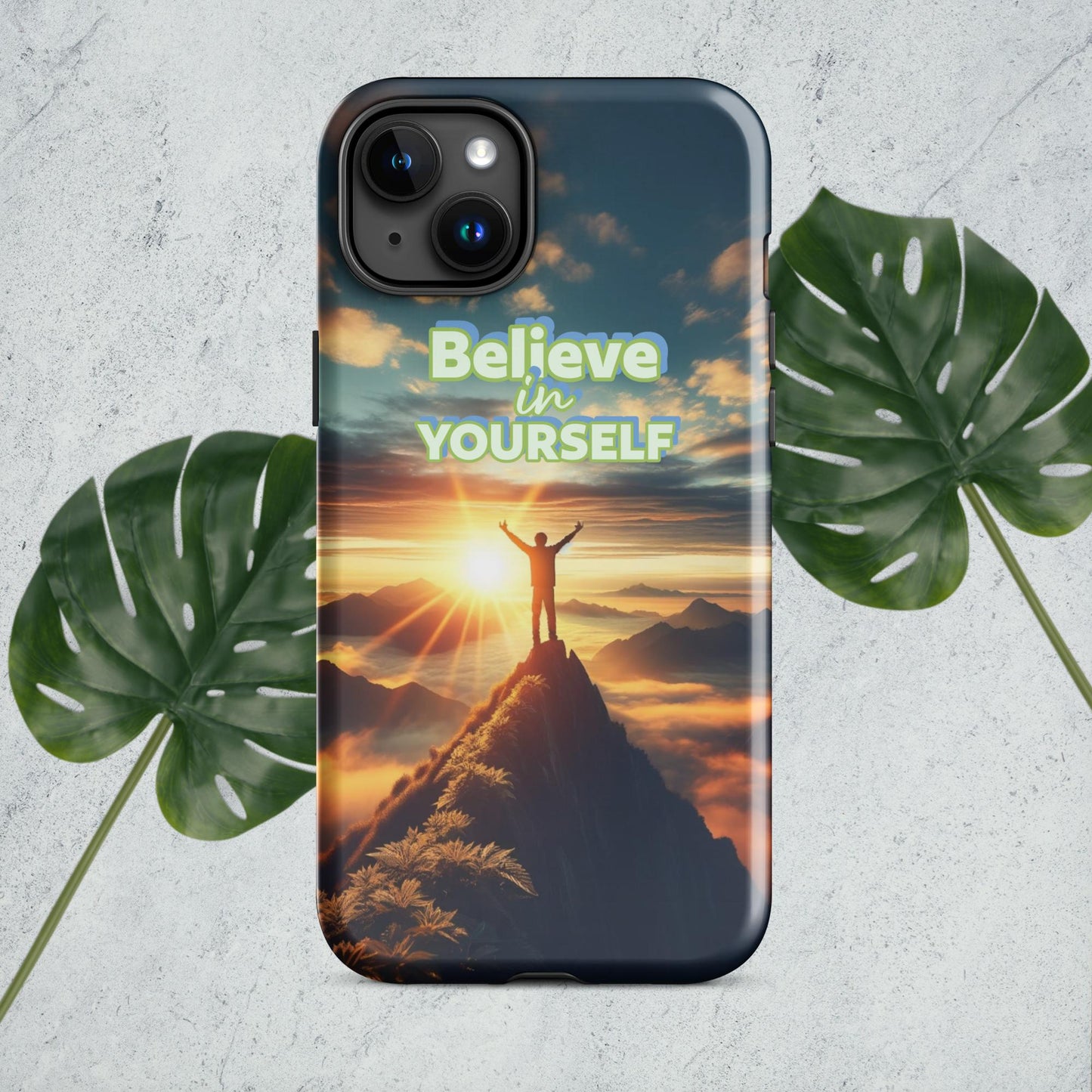 Trendyguard Glossy / iPhone 15 Plus Believe In Yourself Tough Case for iPhone®