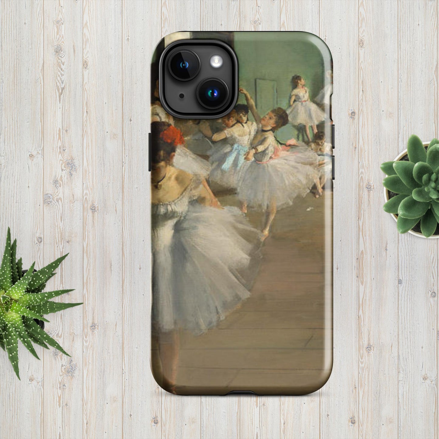 The Hologram Hook Up Glossy / iPhone 15 Plus Edgar's Dance Tough Case for iPhone®