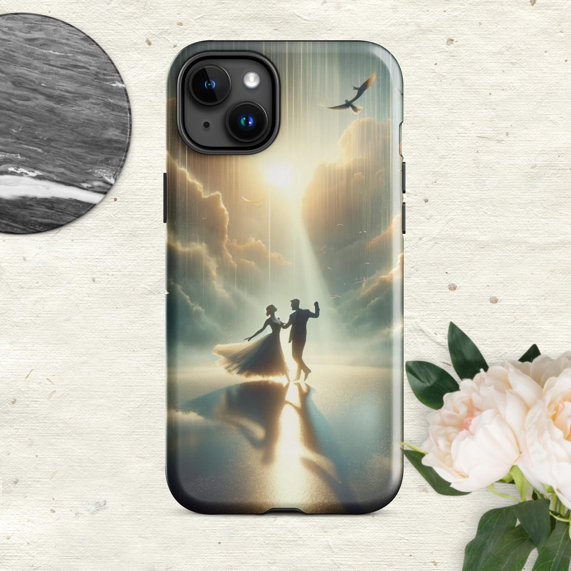 The Hologram Hook Up Glossy / iPhone 15 Plus Lovers Light Tough Case for iPhone®