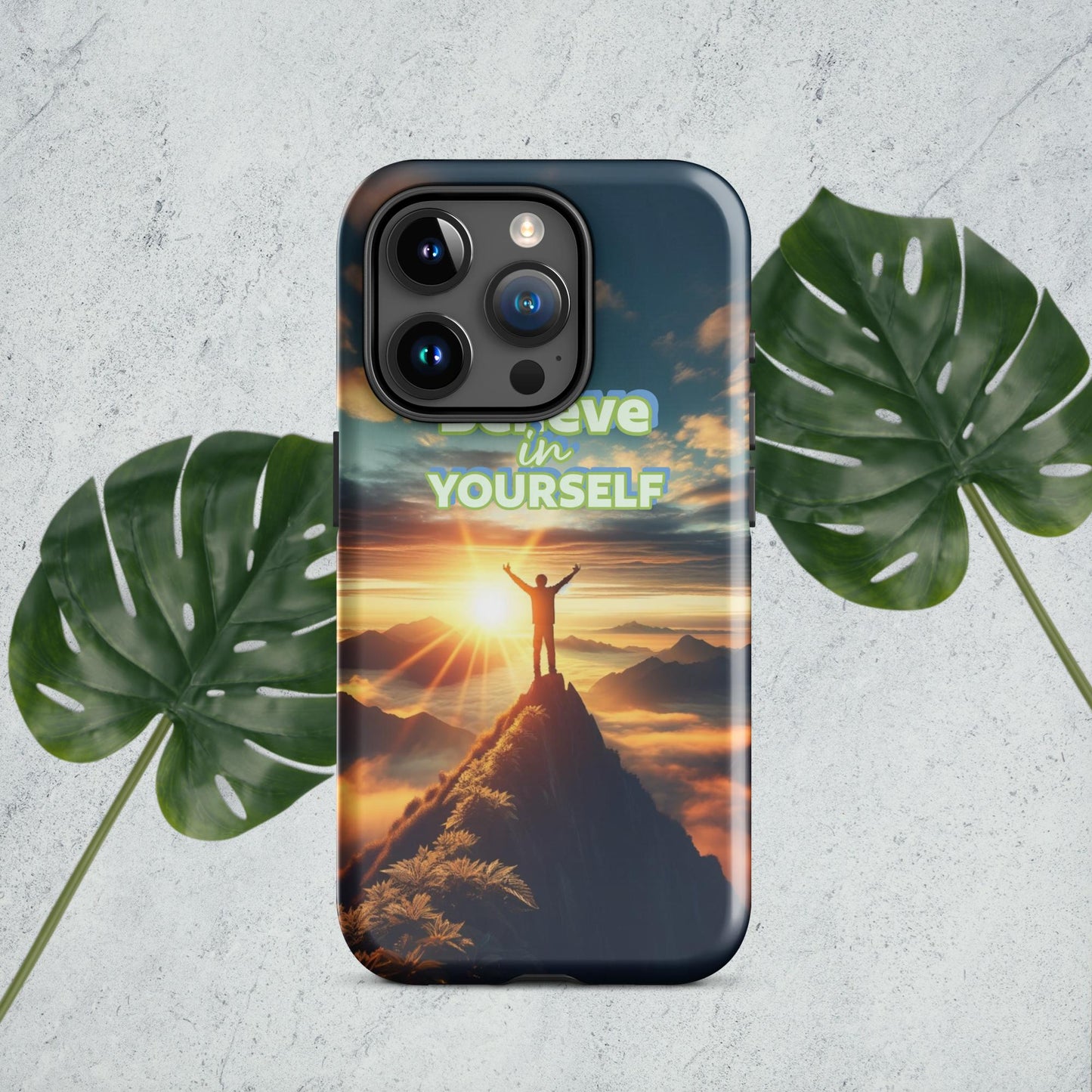 Trendyguard Glossy / iPhone 15 Pro Believe In Yourself Tough Case for iPhone®